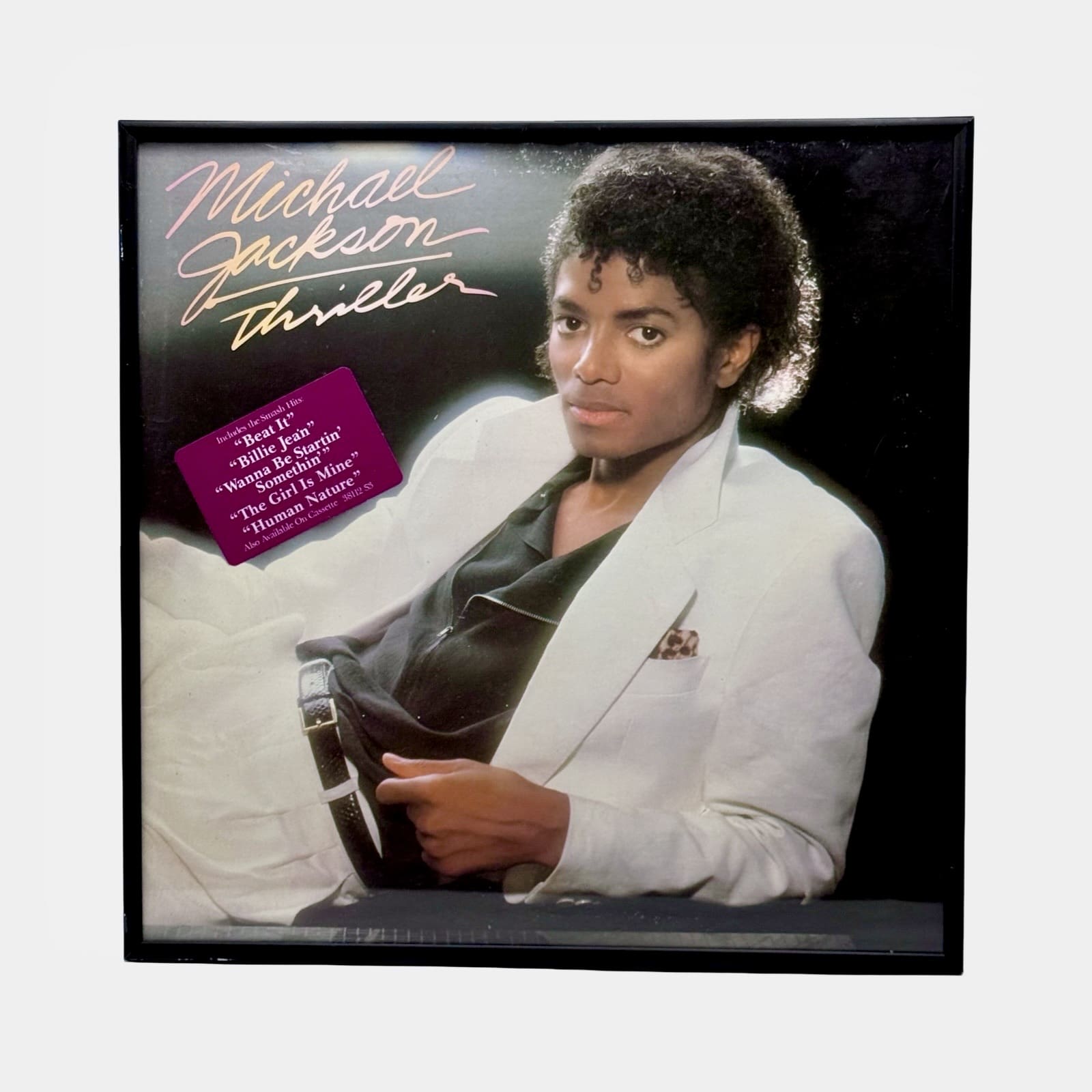 Michael Jackson 'Thriller' Original Framed Record Cover – Michael