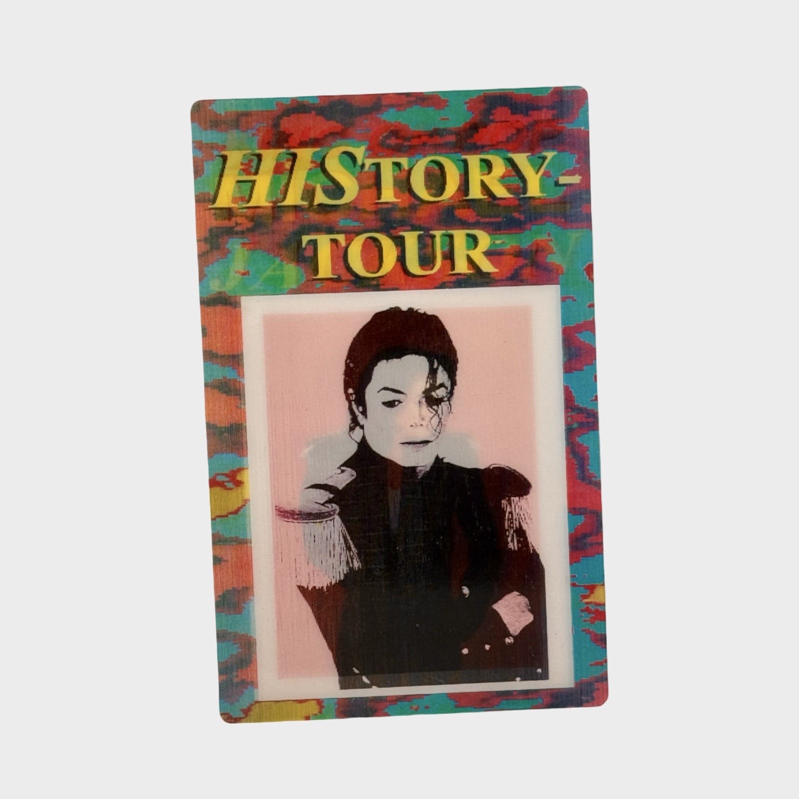 Michael Jackson HIStory Tour VIP Seating 3D Lenticular Pass