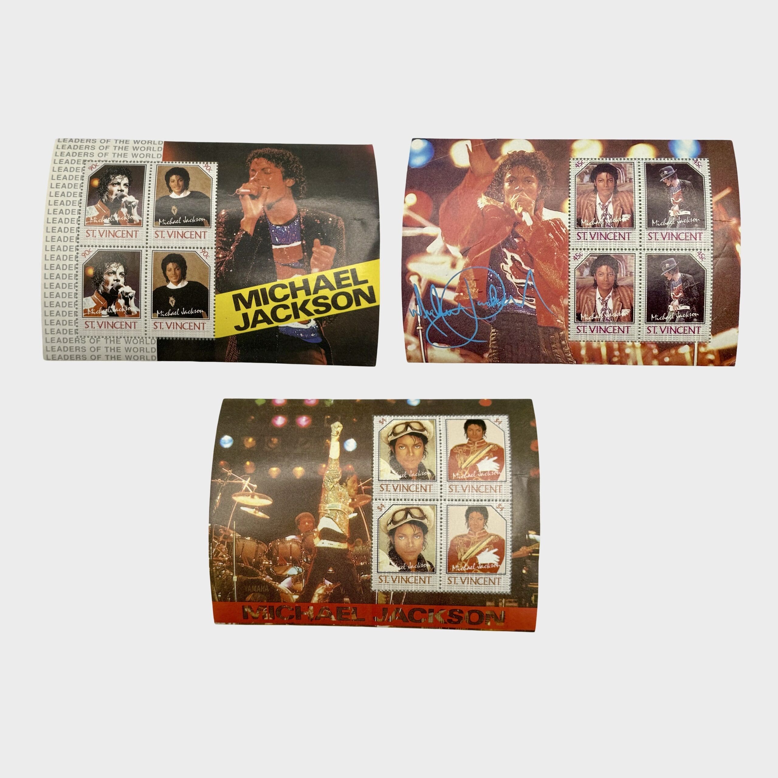 Michael Jackson St. Vincent Thriller Stamp Set – Michael Jackson