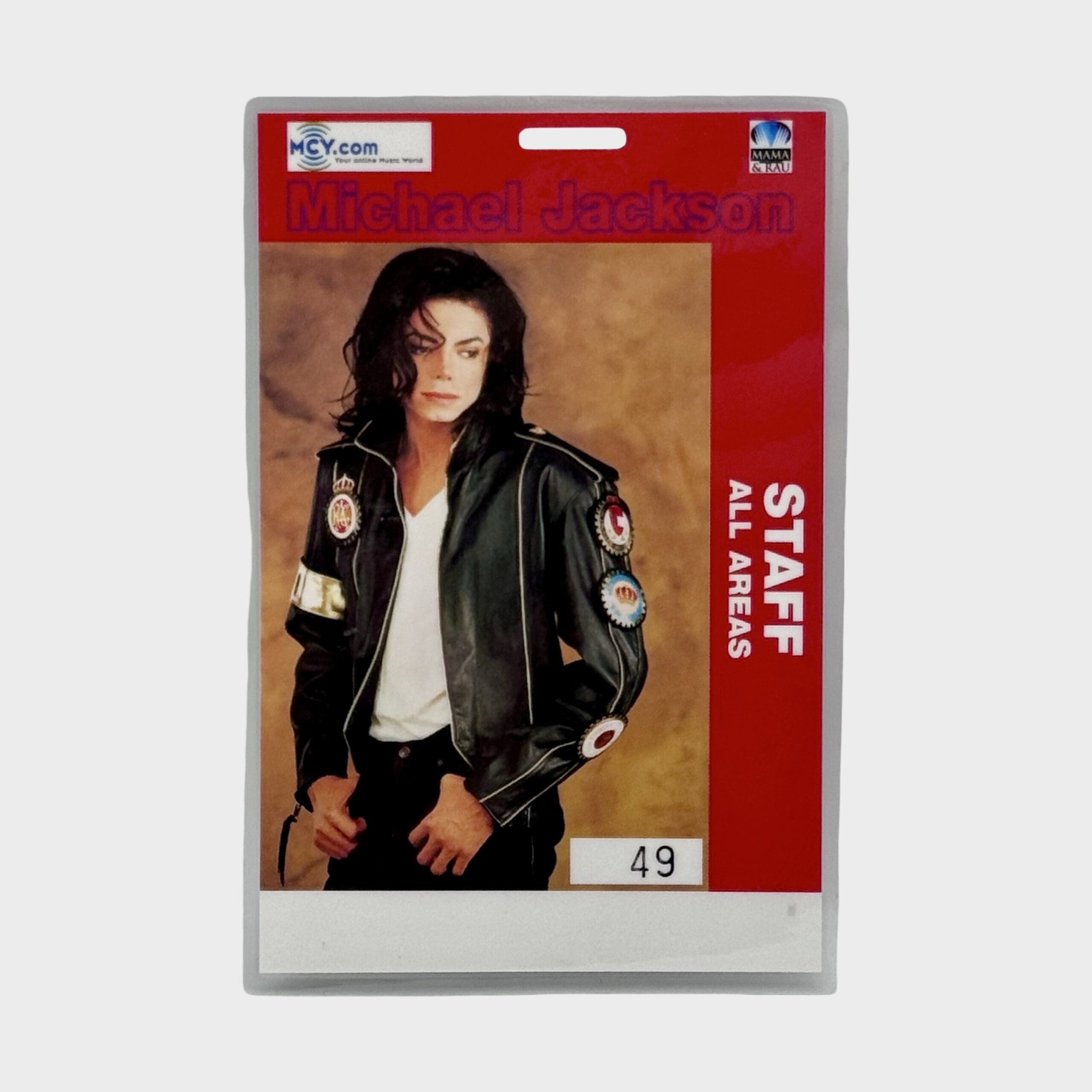 Michael Jackson & Friends Concert Staff All Areas Backstage Pass