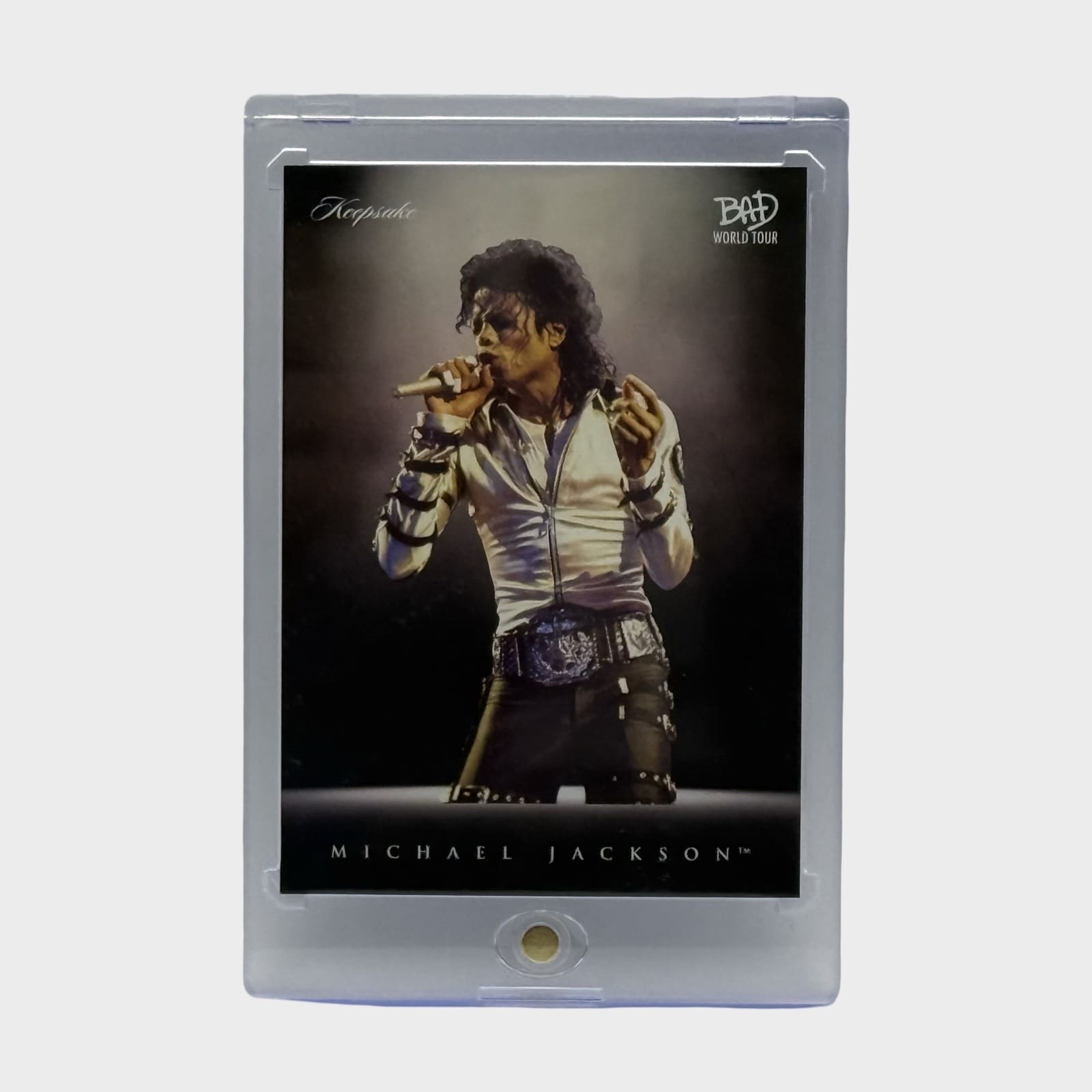 Michael Jackson BAD Tour Keepsake Trading Card #40 | Spotlight