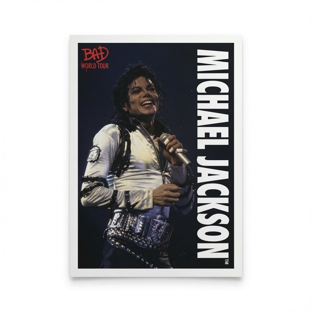 Michael Jackson BAD Tour Keepsake Trading Card #85 | Shortprint