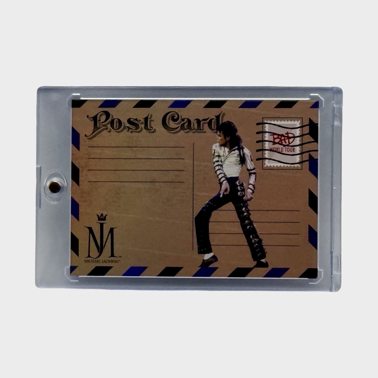 Michael Jackson BAD Tour Keepsake Trading Card #174 | Postcard