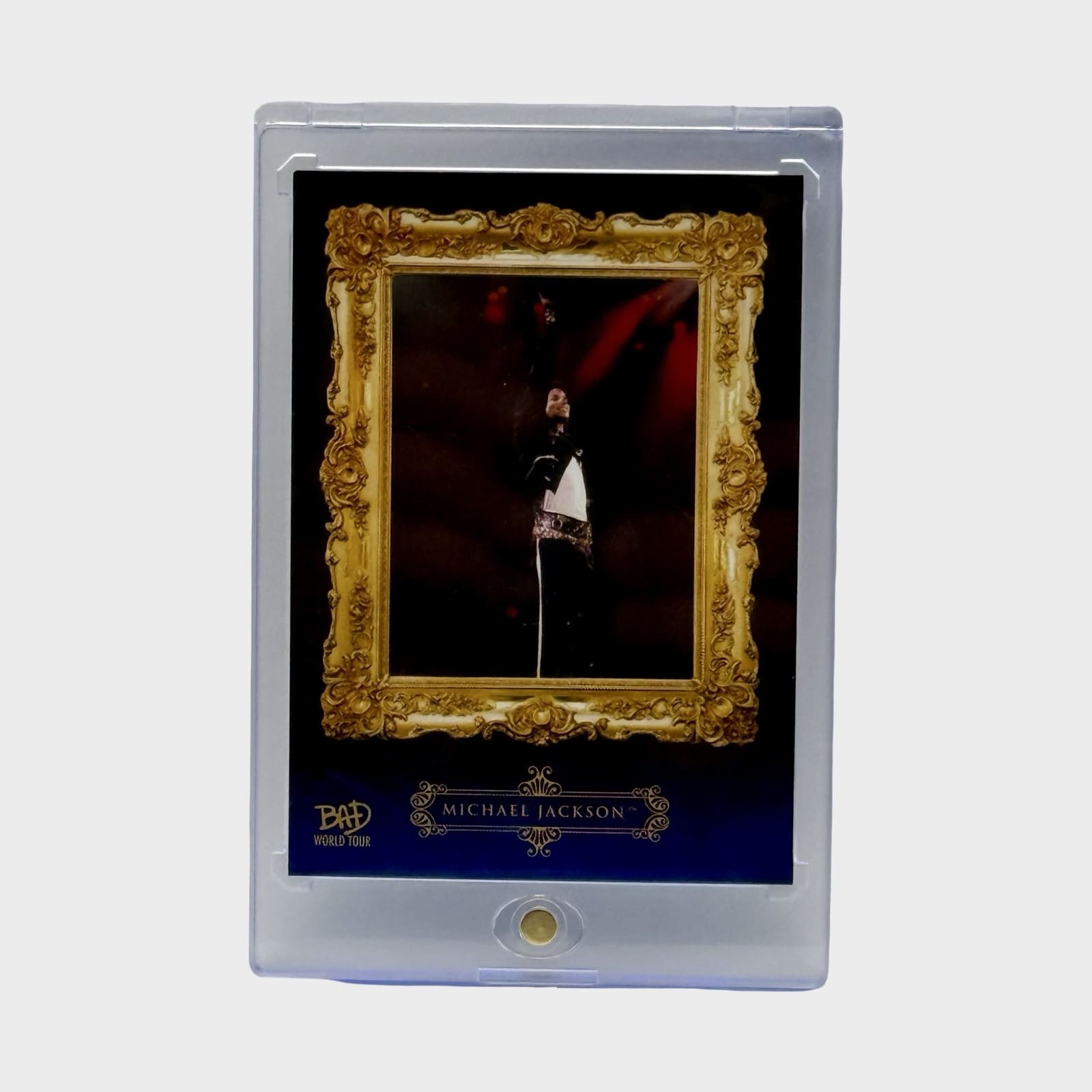 Michael Jackson BAD Tour Keepsake Trading Card # 205 Gallery Gold 