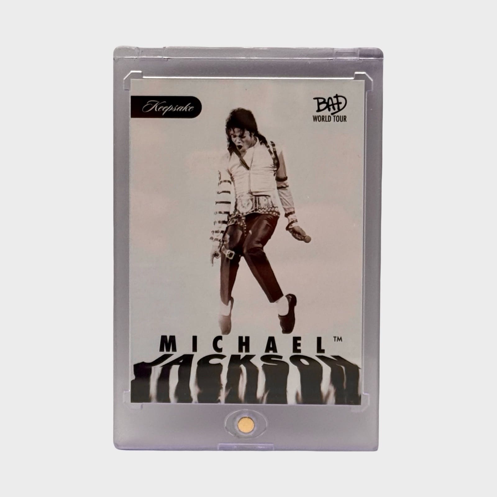 Michael Jackson BAD Tour Keepsake Trading Card #245 | Fire | Base