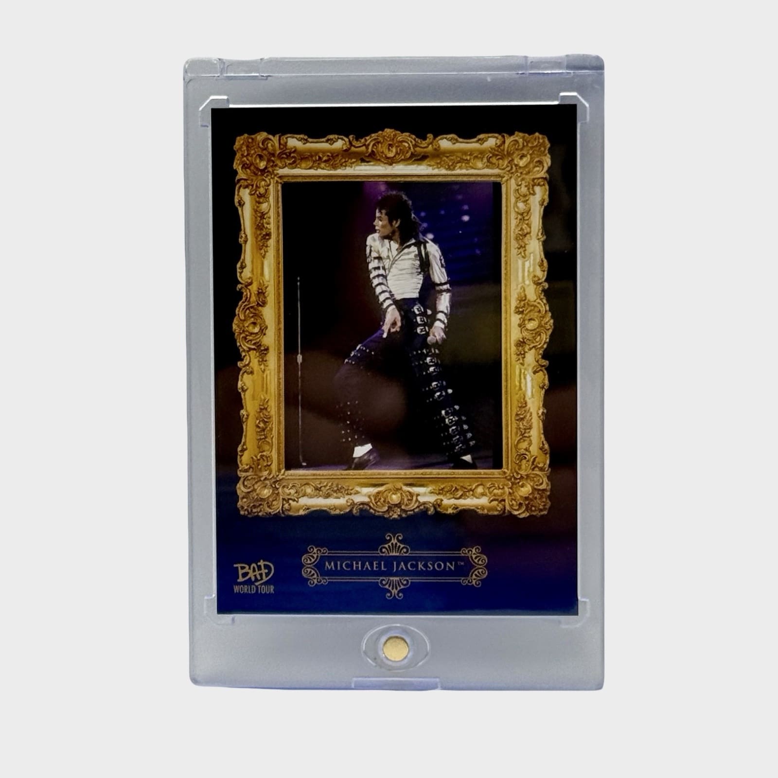 Michael Jackson BAD Tour Keepsake Trading Card # 214 Gallery Gold