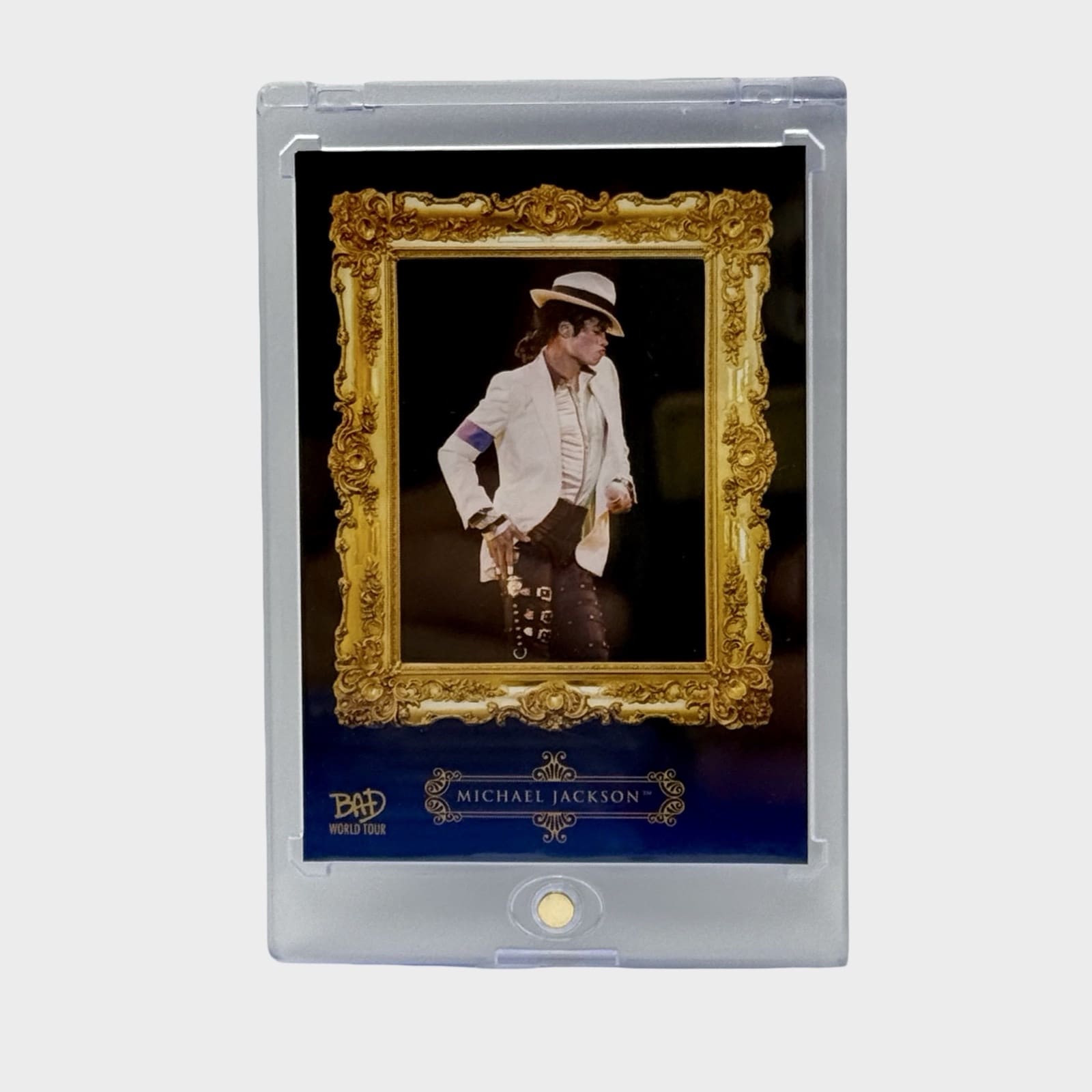 Michael Jackson BAD Tour Keepsake Trading Card # 231 Gallery Gold