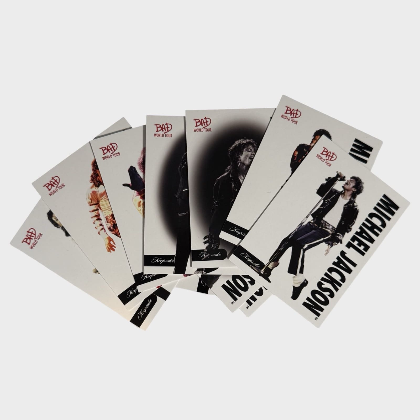 Michael Jackson BAD Tour Keepsake Spotlight Base Trading Cards