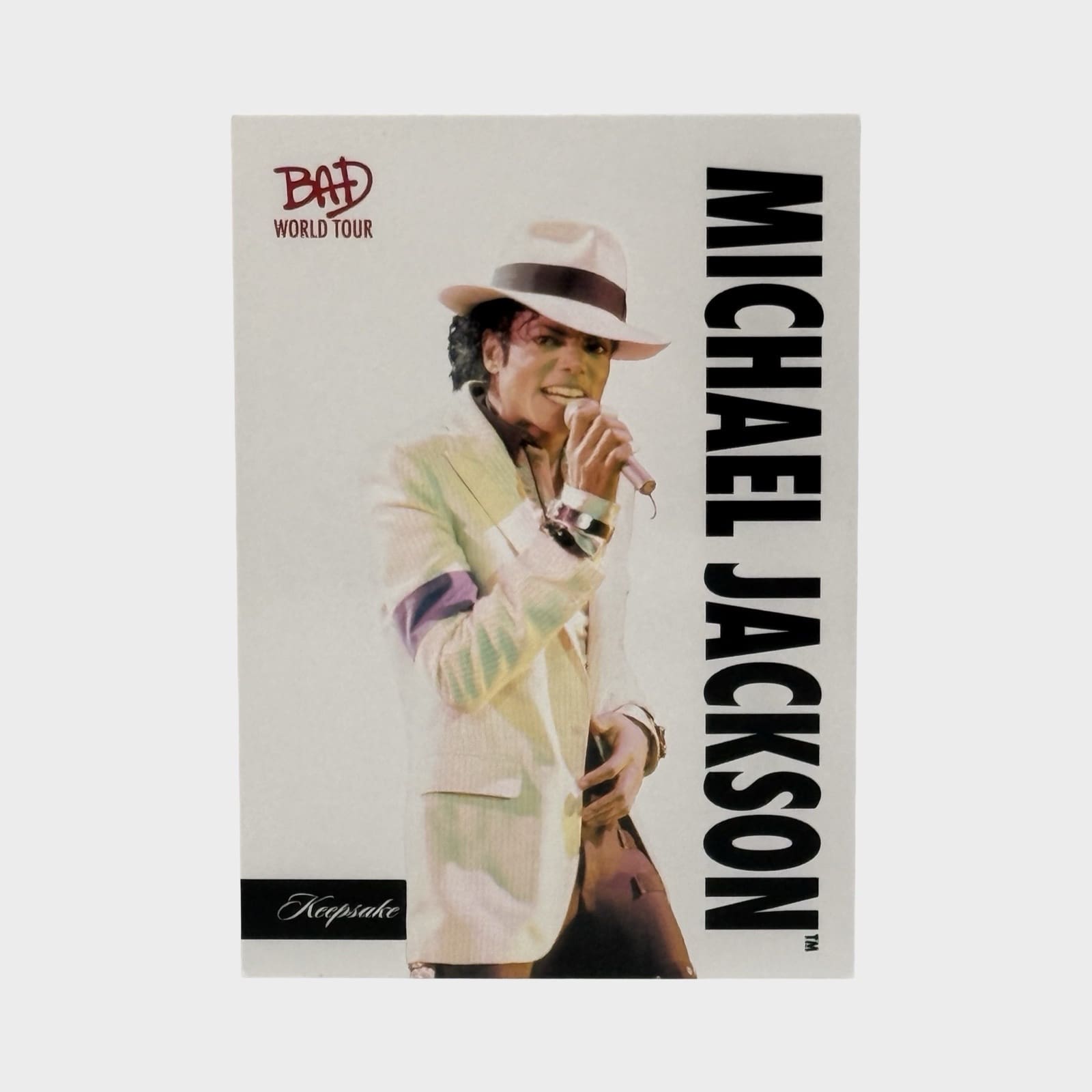 Michael Jackson BAD Tour Keepsake Trading Card #14 | Base