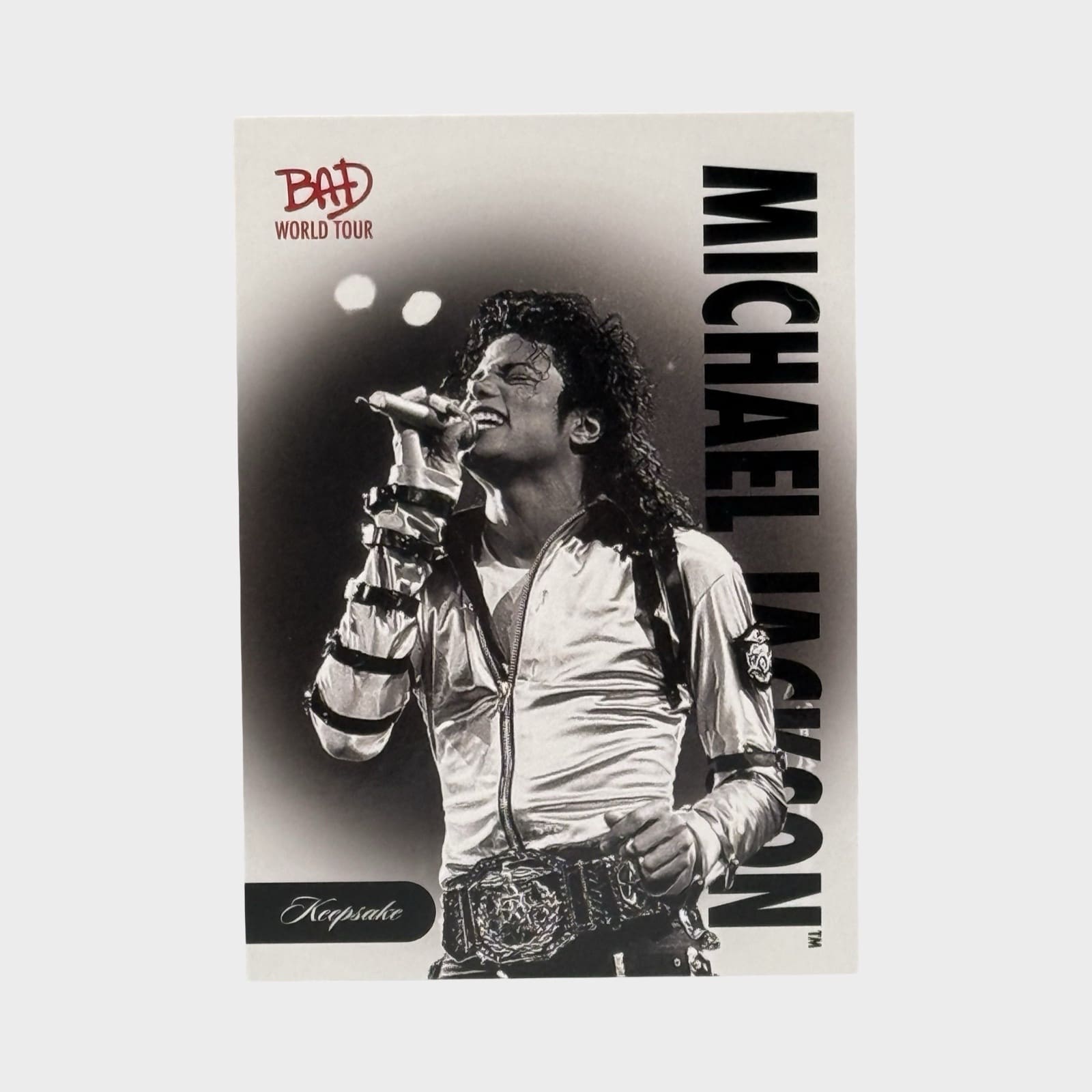 Michael Jackson BAD Tour Keepsake Trading Card #15 | Base