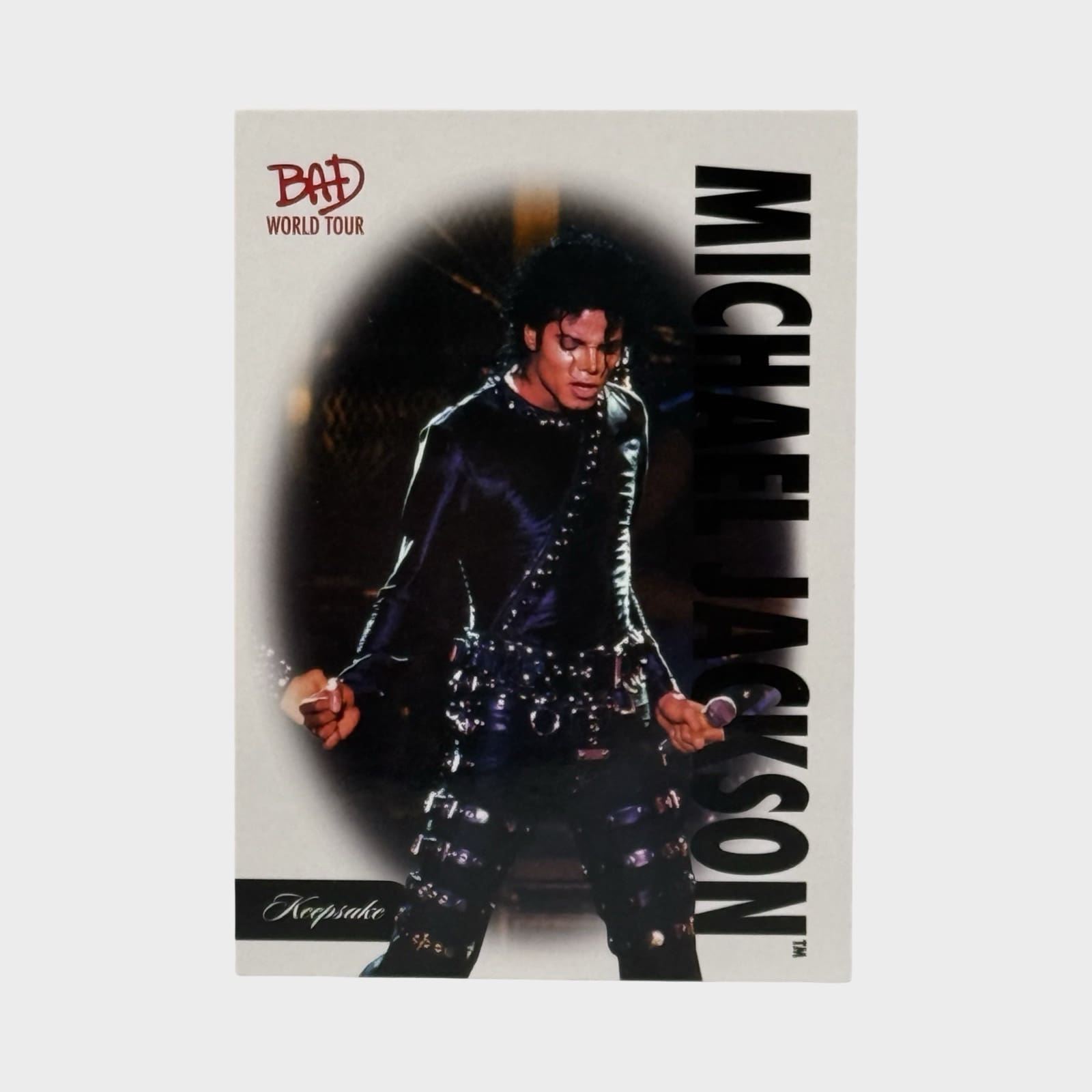 Michael Jackson BAD Tour Keepsake Trading Card #16 | Base