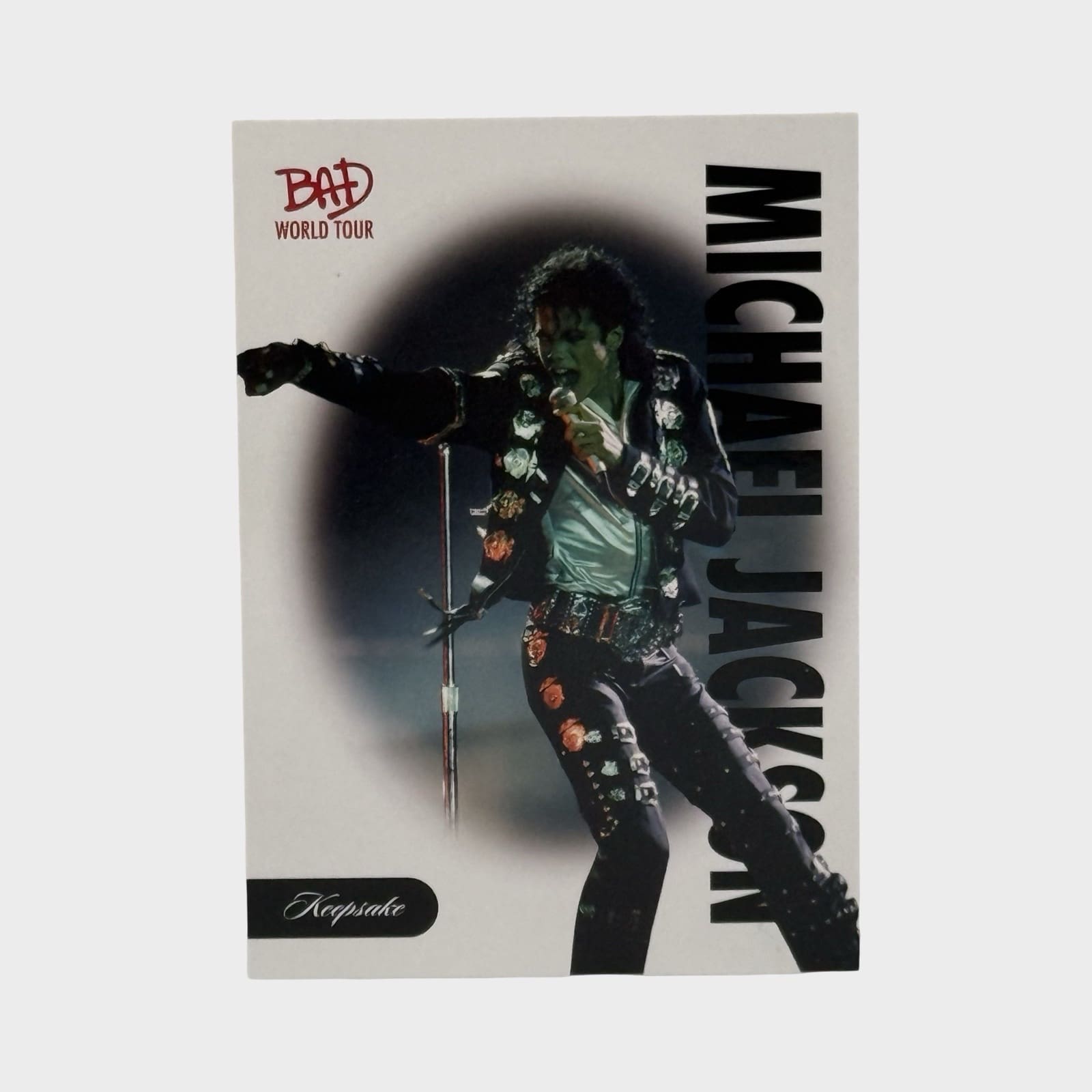 Michael Jackson BAD Tour Keepsake Trading Card #28 | Base