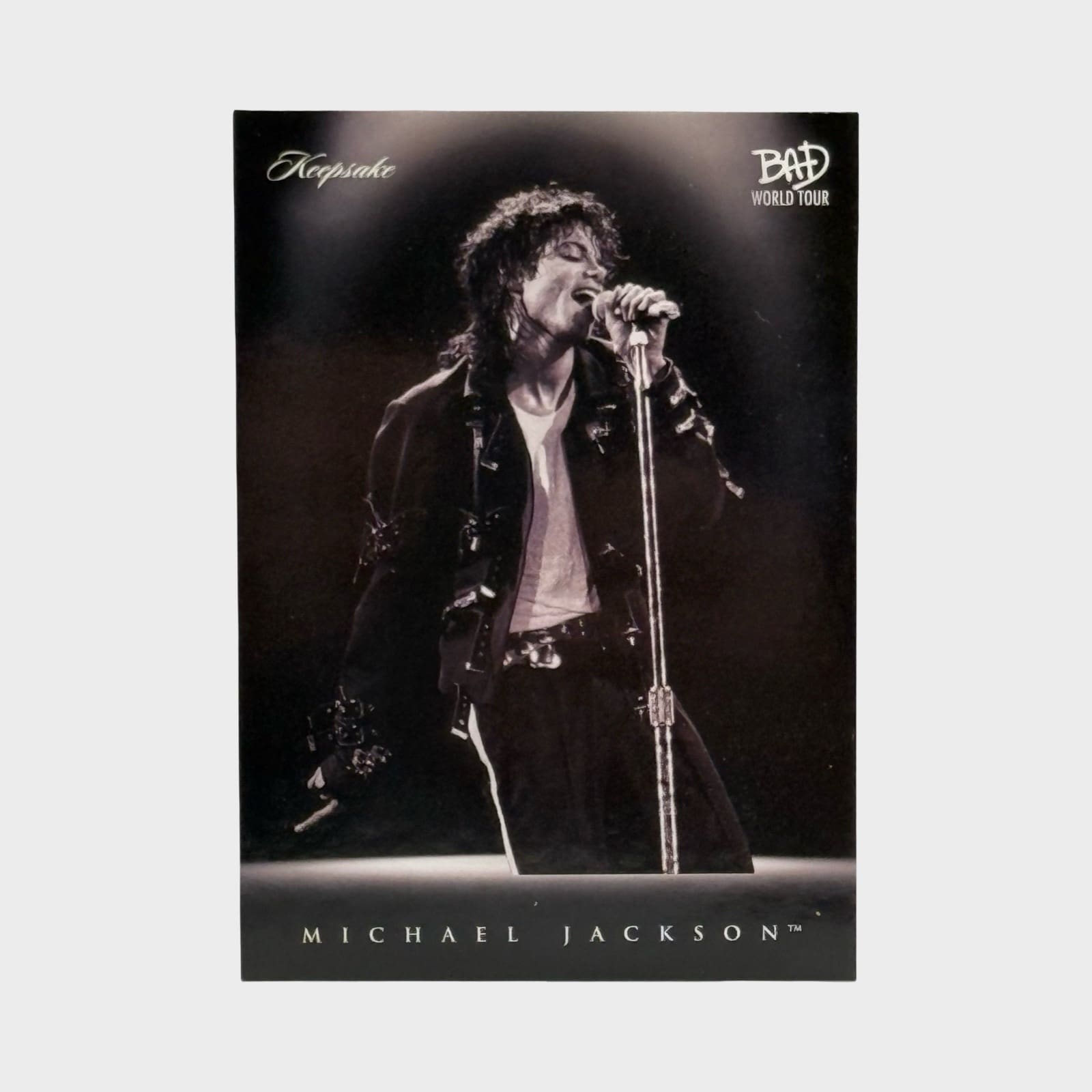 Michael Jackson BAD Tour Keepsake Trading Card # 33 Spotlight Base