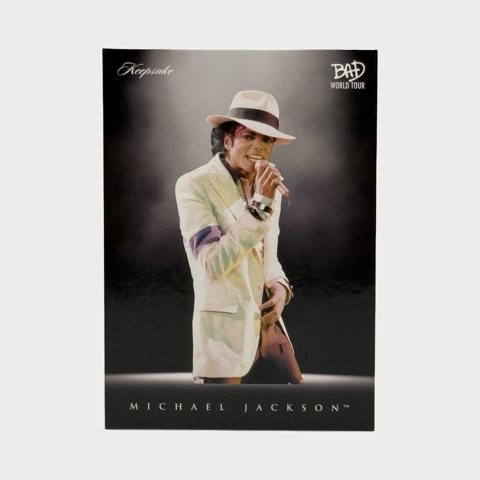 Michael Jackson BAD Tour Keepsake Trading Card # 44 Spotlight Base