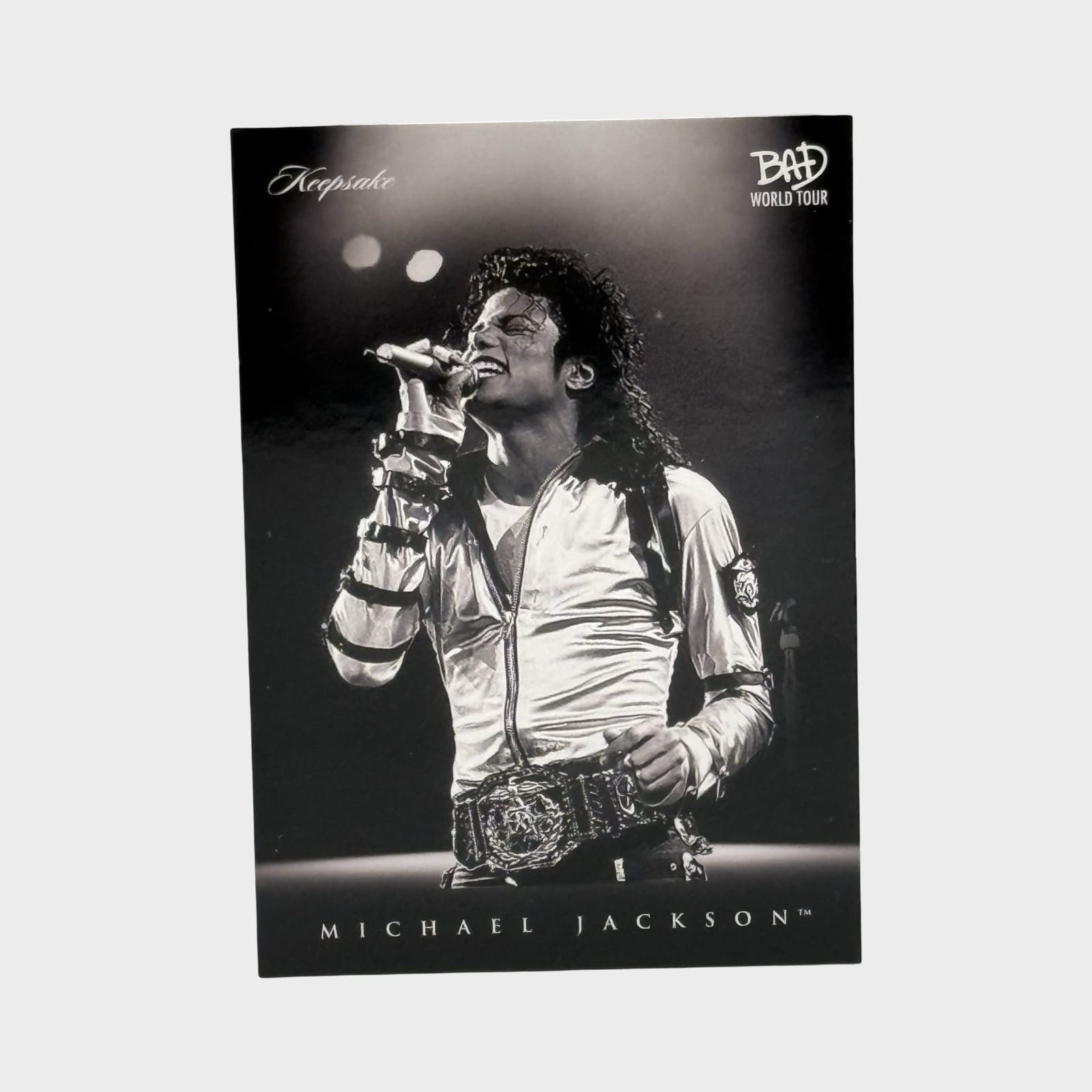 Michael Jackson BAD Tour Keepsake Trading Card # 45 Spotlight Base