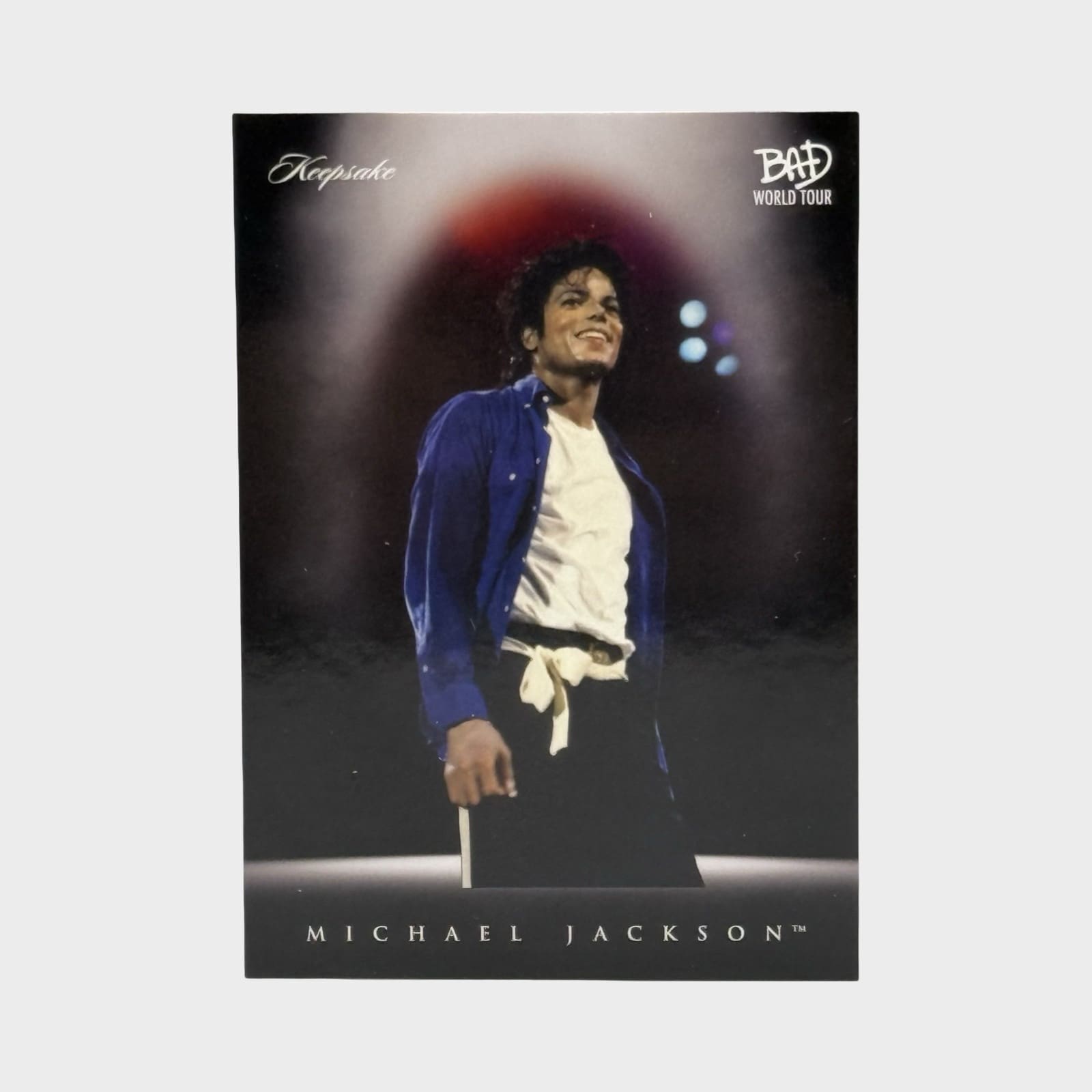 Michael Jackson BAD Tour Keepsake Trading Card #47 | Spotlight