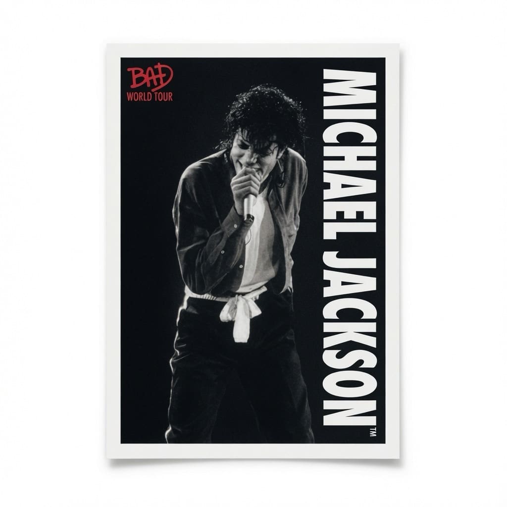 Michael Jackson BAD Tour Keepsake Trading Card #61 | Shortprint