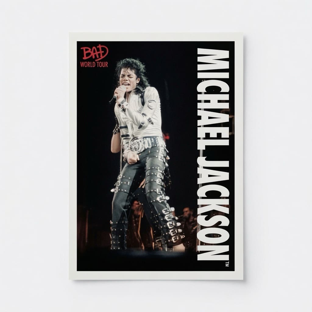 Michael Jackson BAD Tour Keepsake Trading Card #63 | Shortprint
