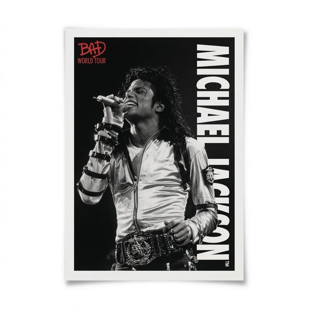 Michael Jackson BAD Tour Keepsake Trading Card #75 | Shortprint