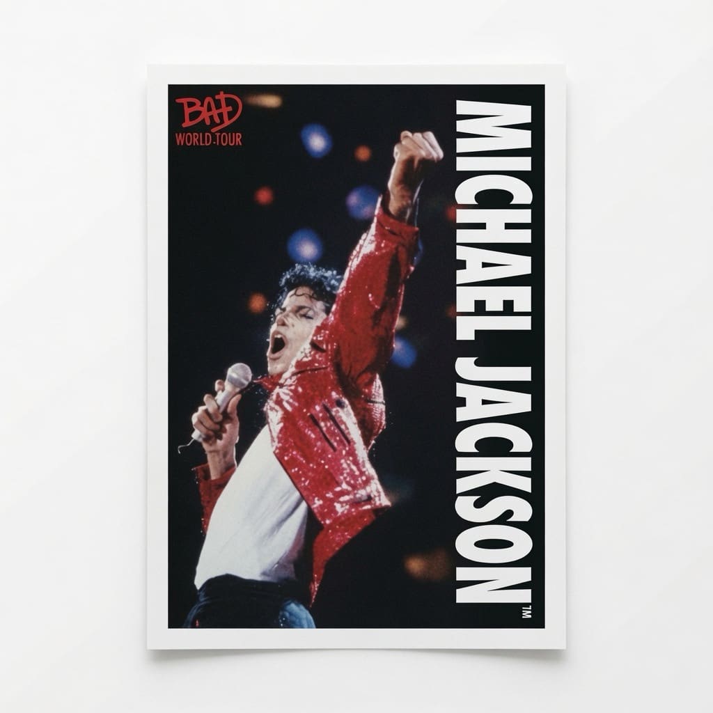 Michael Jackson BAD Tour Keepsake Trading Card #79 | Shortprint