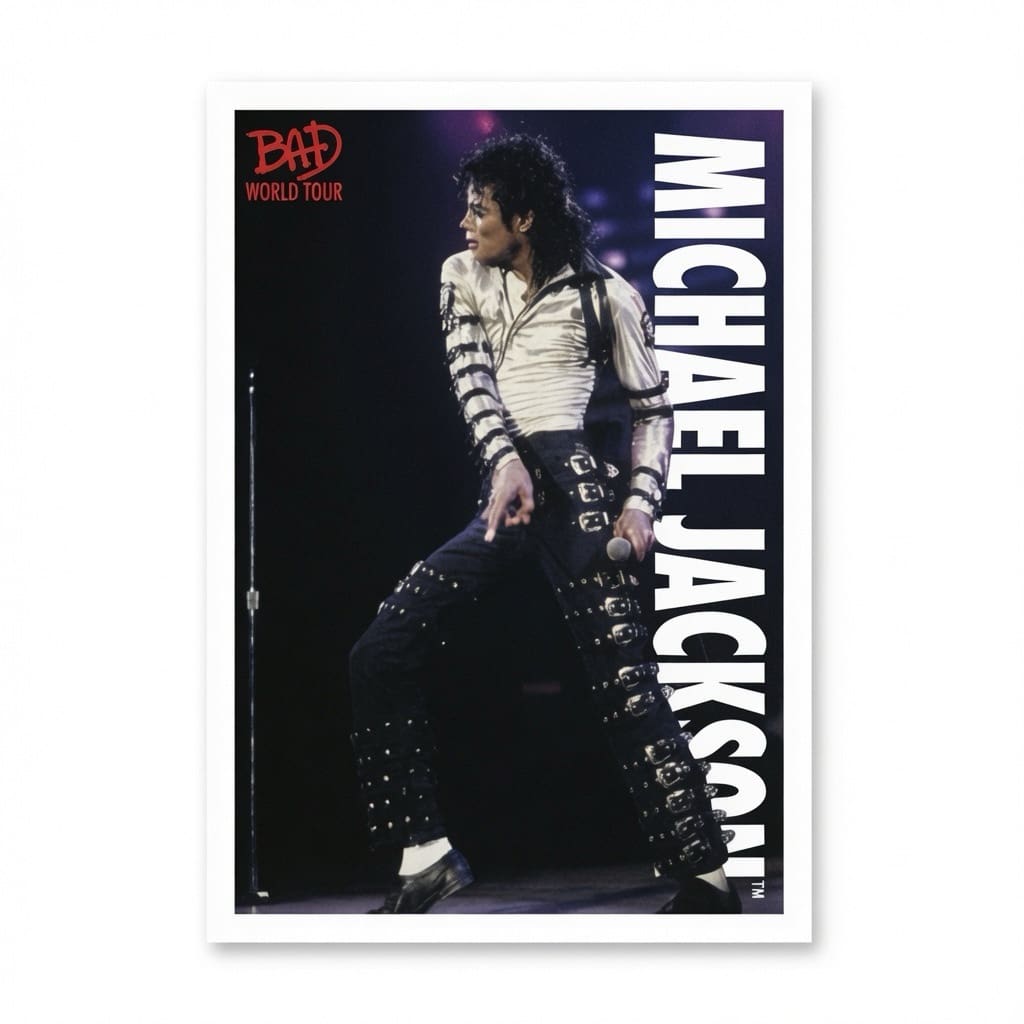 Michael Jackson BAD Tour Keepsake Trading Card #84 | Shortprint