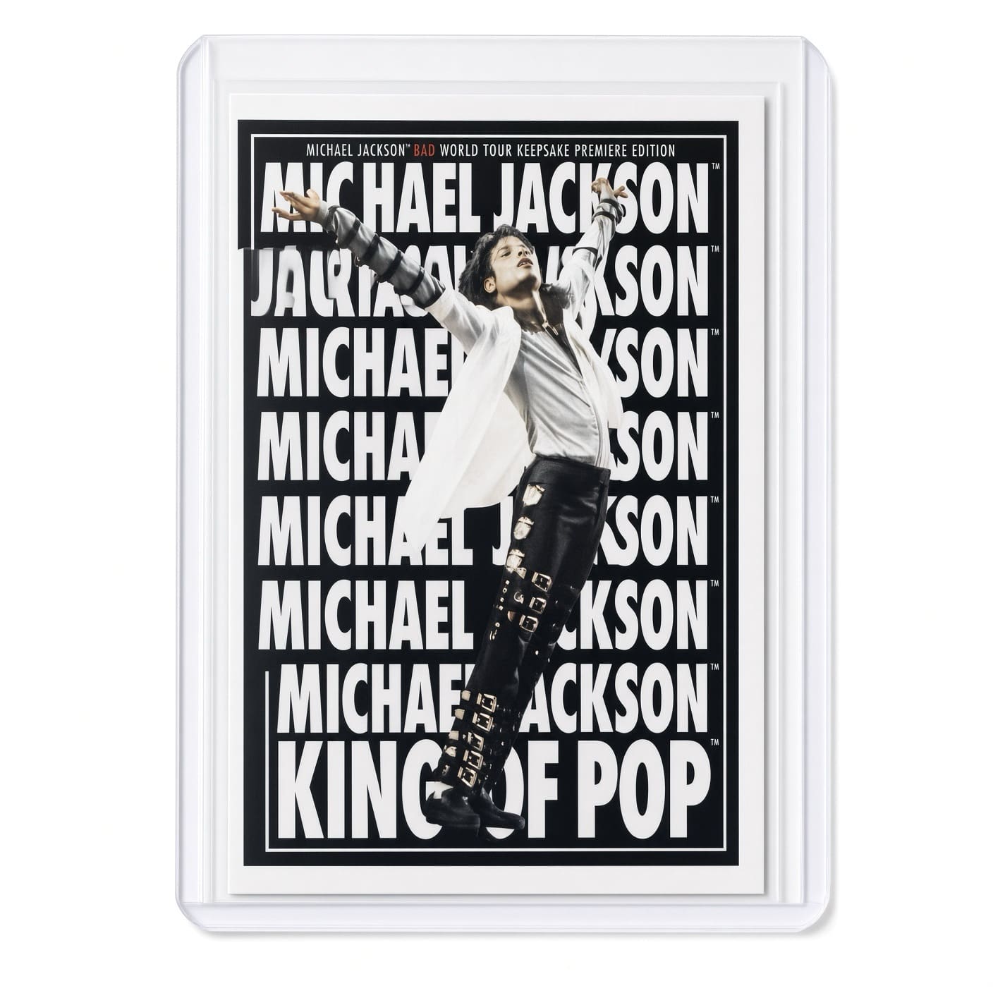 Michael Jackson BAD Tour Keepsake Trading Card #196 | Base