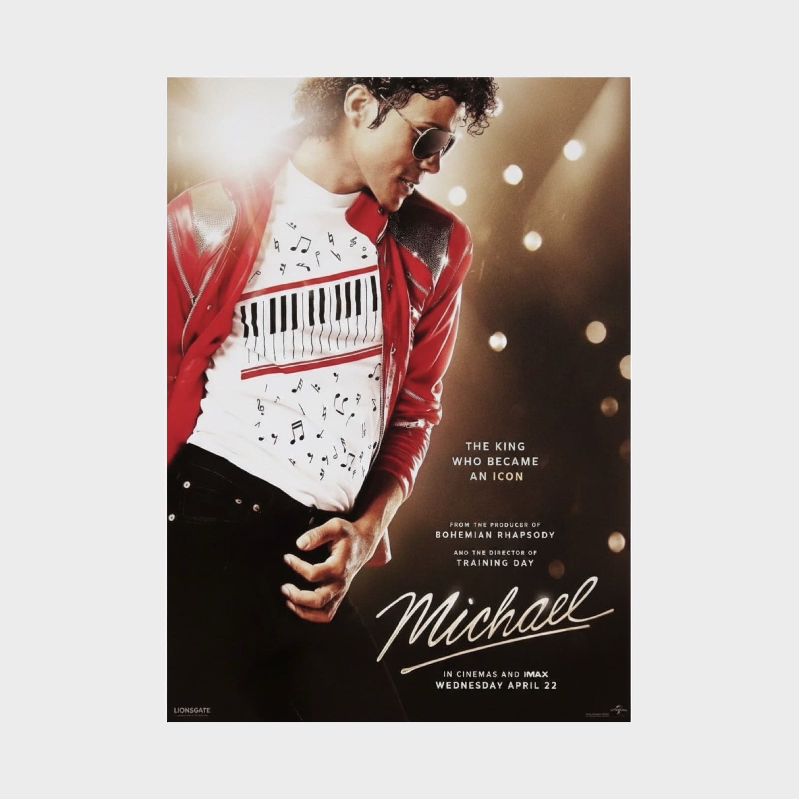Michael (2026) Movie Promo Poster 13” x 19” # 3 – Michael Jackson