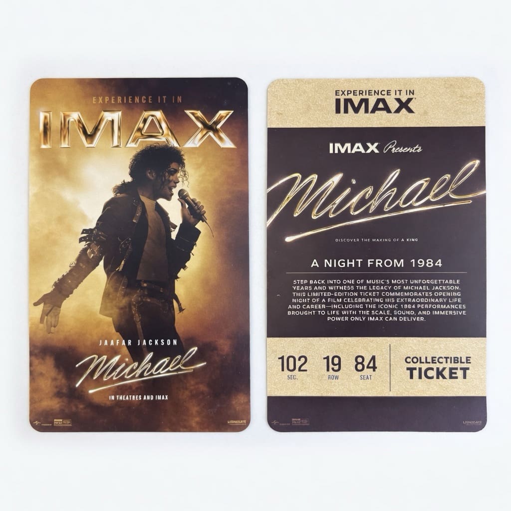 Michael (2026) IMAX Movie Collectible Souvenir Ticket (USA