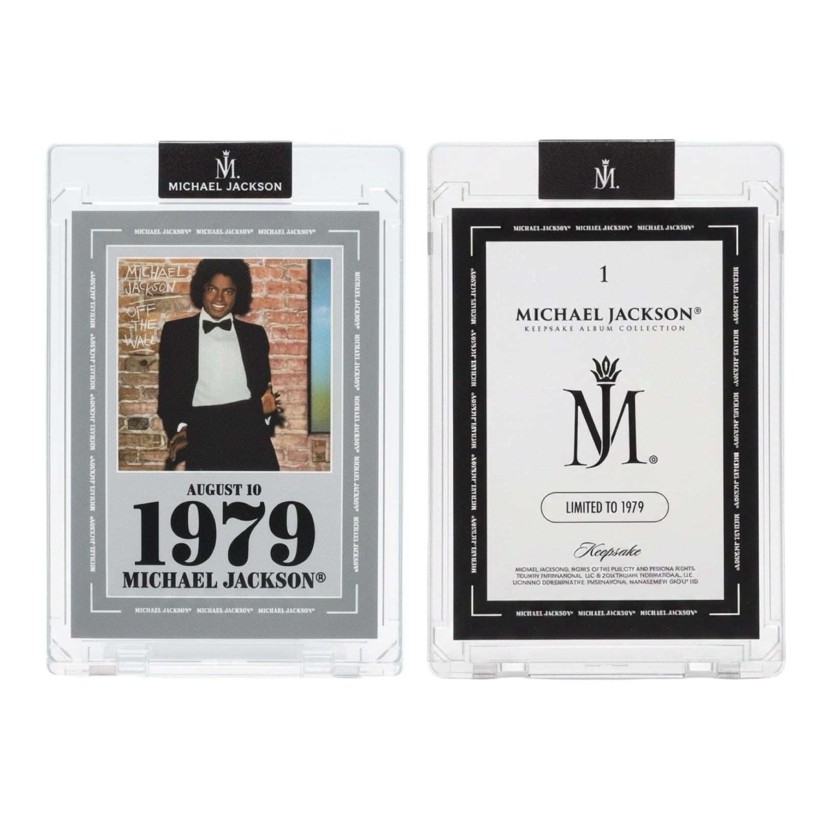 Michael Jackson Keepsake Album Collection Trading Card Off The