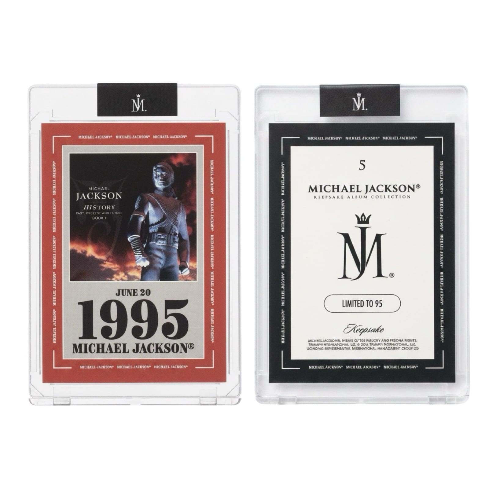 Michael Jackson Keepsake Album Collection Trading Card HIStory 5