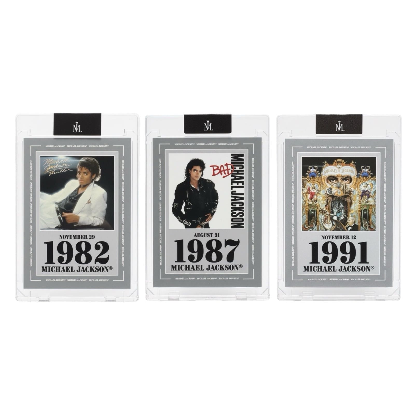 Michael Jackson Keepsake Album Collection Trading Cards – Set of 3