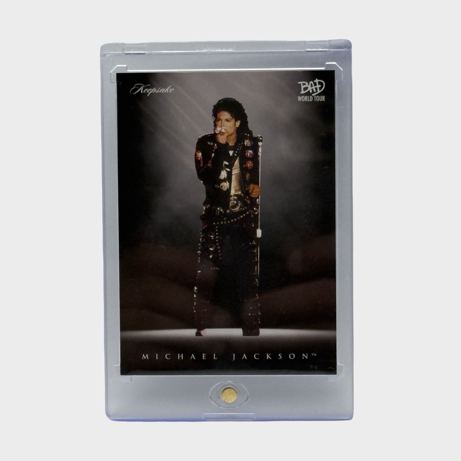 Michael Jackson BAD Tour Keepsake Trading Card # 32 Spotlight Base