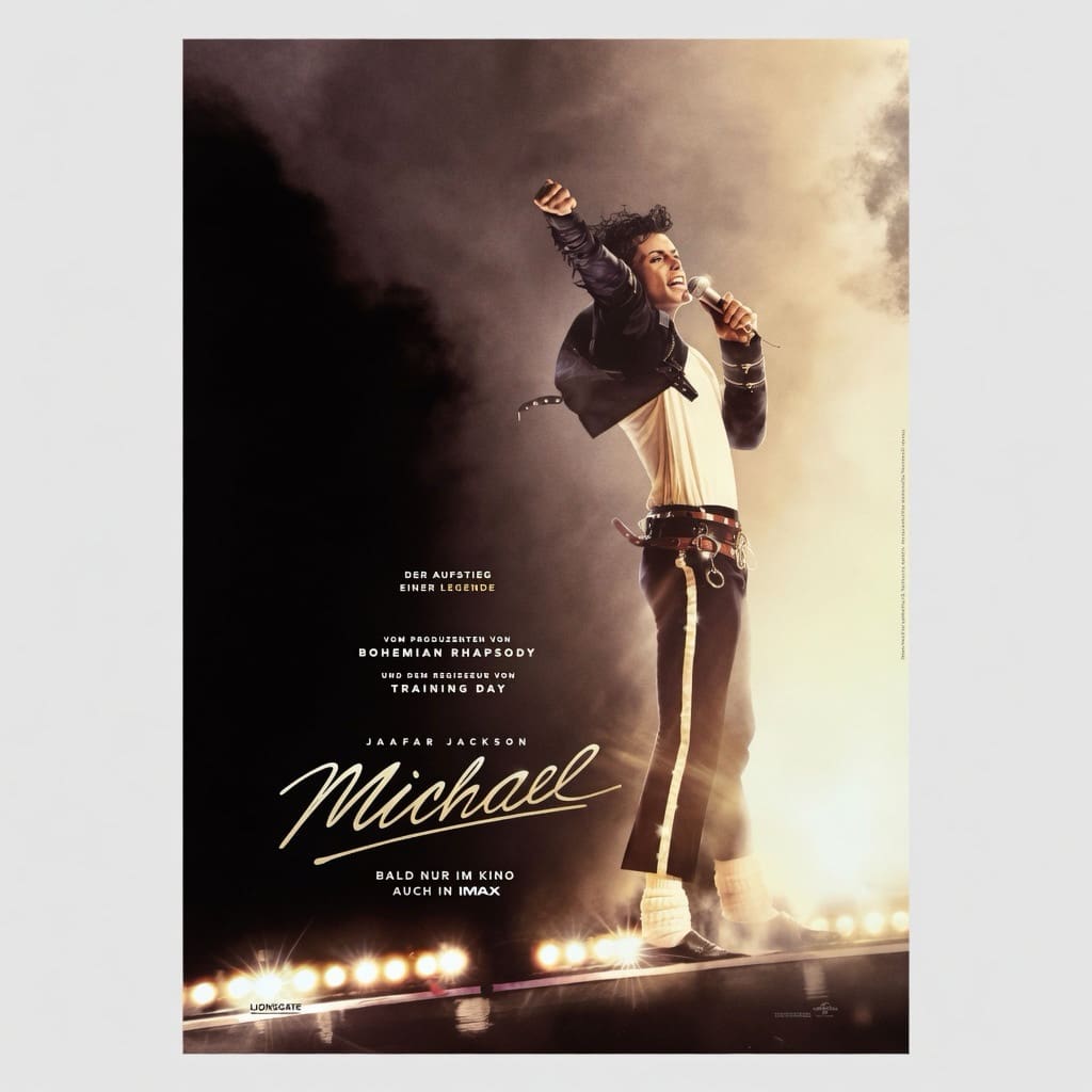 Michael (2026) Movie Germany Promo Poster A3 – Michael Jackson Market