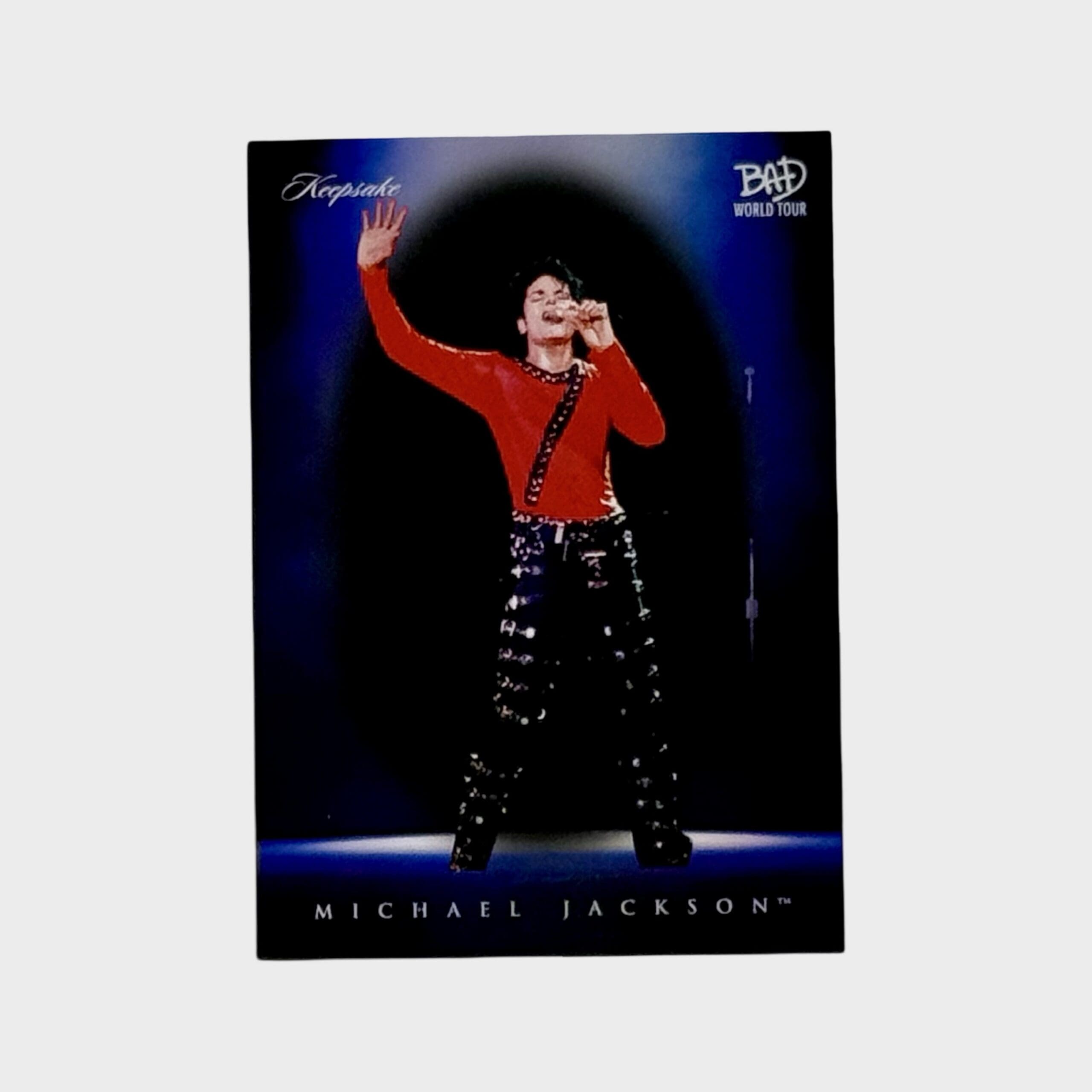 Michael Jackson BAD Tour Keepsake Trading Card #41 | Spotlight