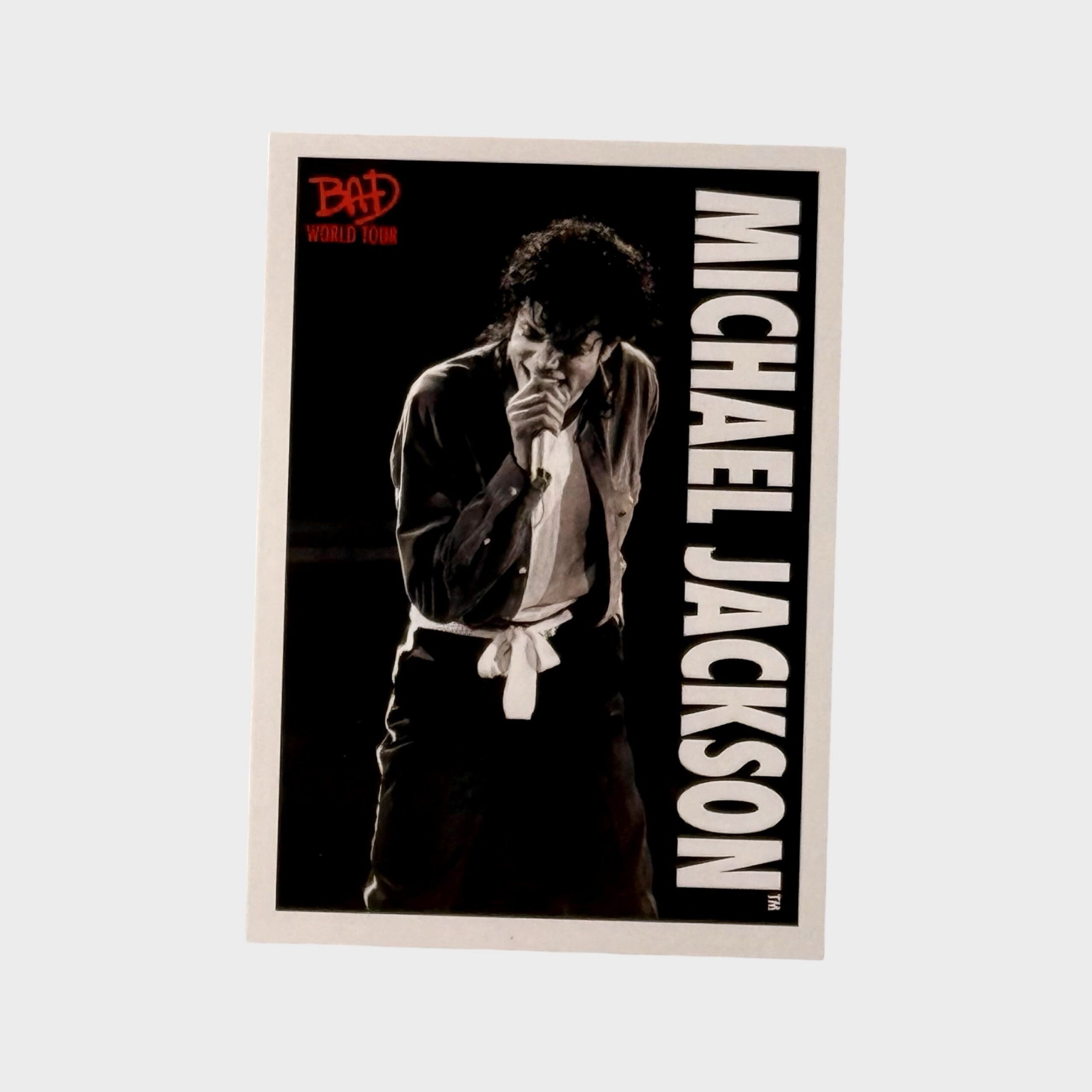 Michael Jackson BAD Tour Keepsake Trading Card #61 | Shortprint