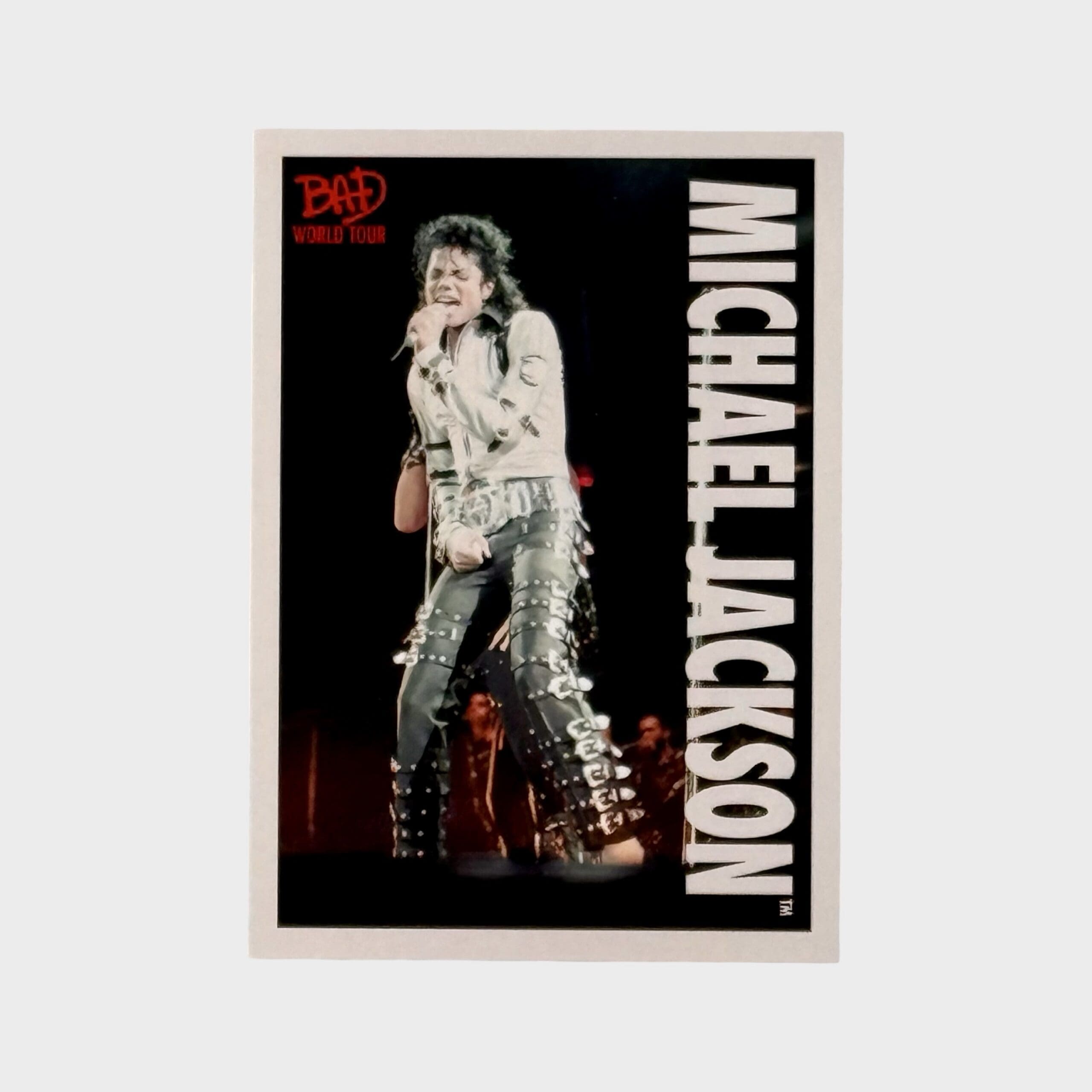 Michael Jackson BAD Tour Keepsake Trading Card # 63 Base