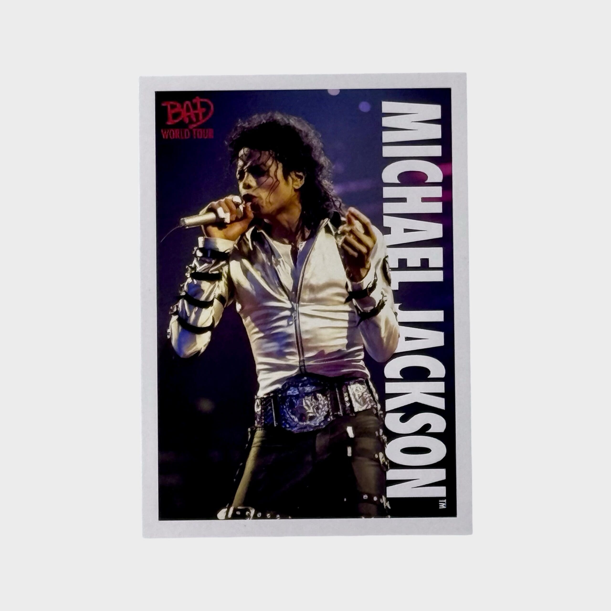 Michael Jackson BAD Tour Keepsake Trading Card # 70 Base