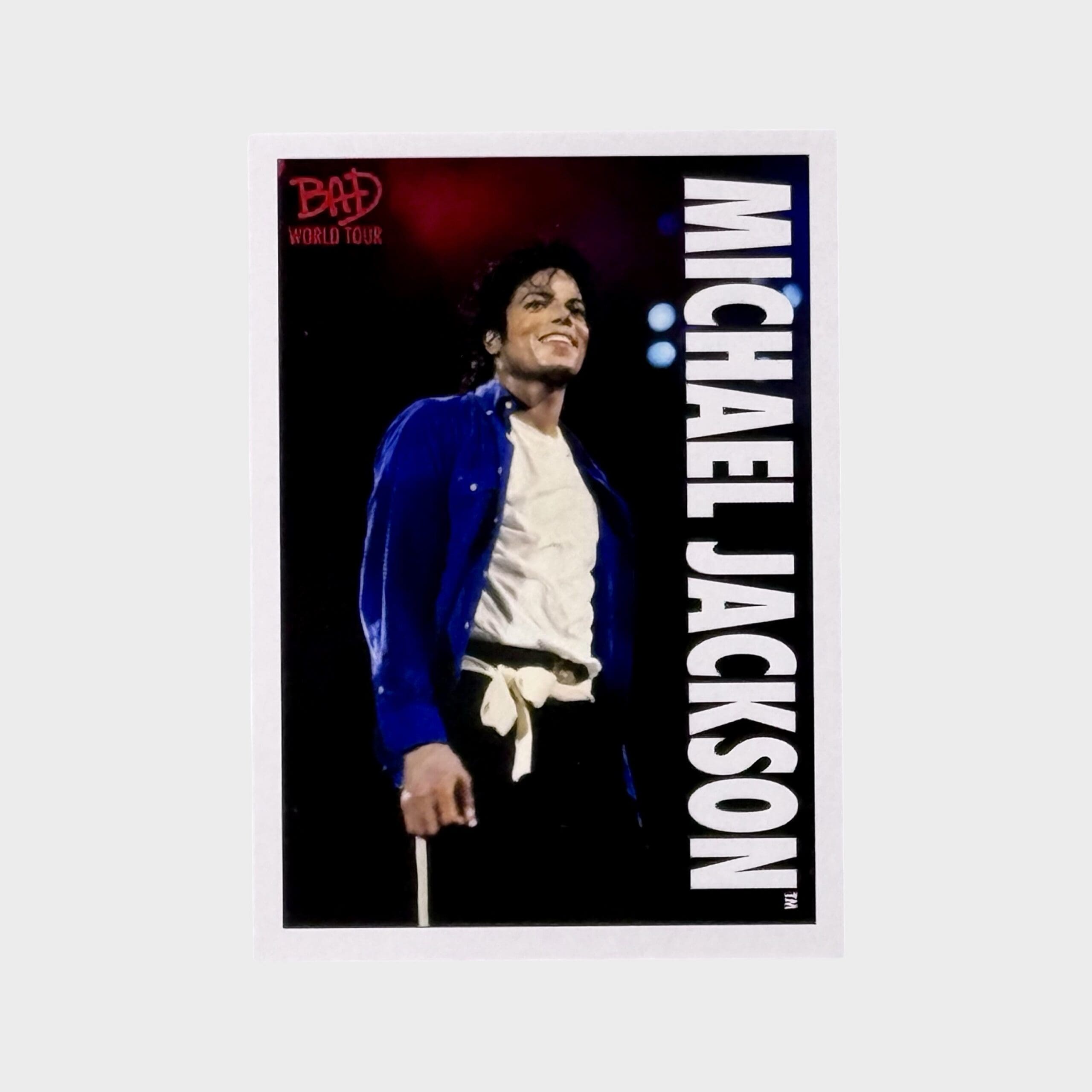 Michael Jackson BAD Tour Keepsake Trading Card #78 | Shortprint