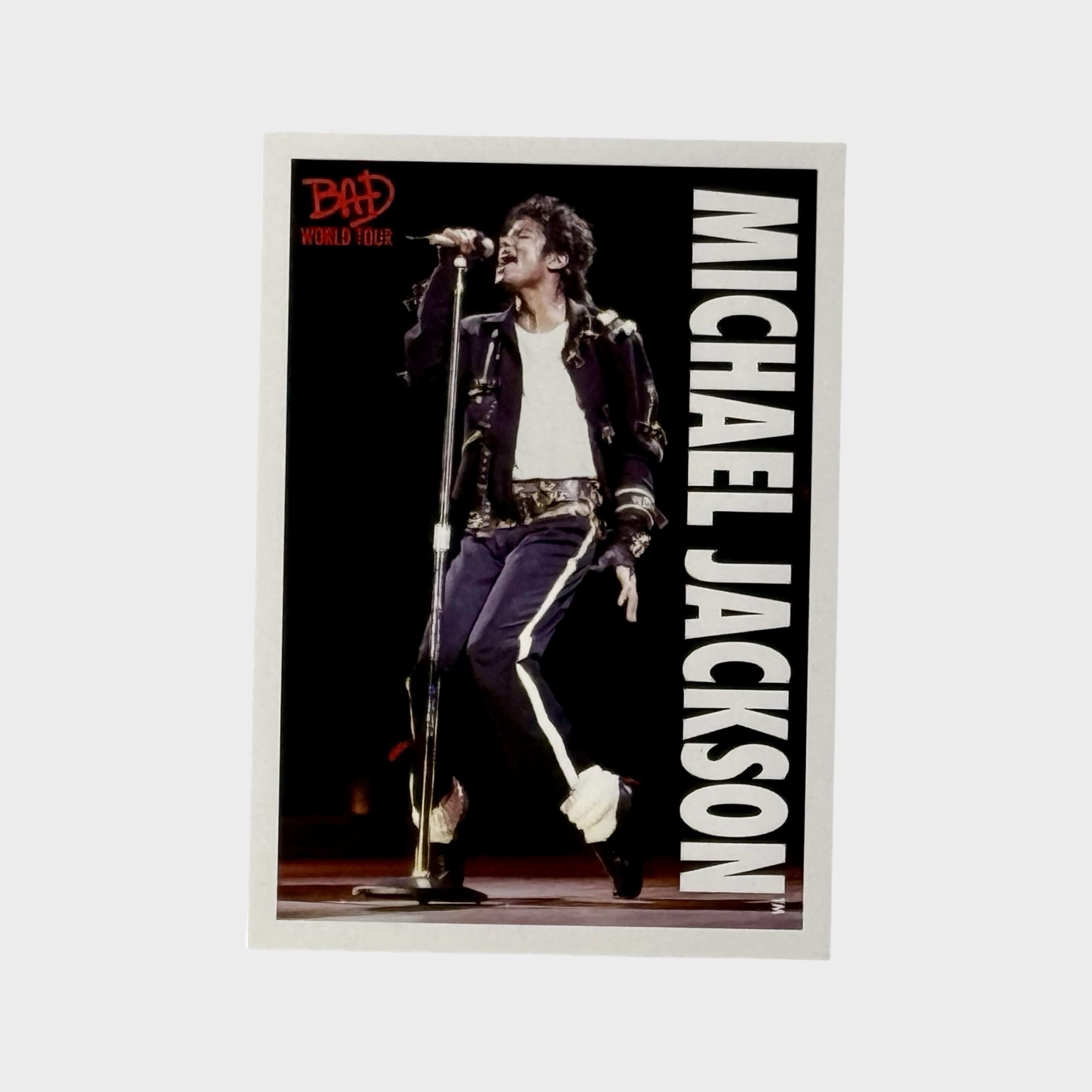 Michael Jackson BAD Tour Keepsake Trading Card # 80 Base