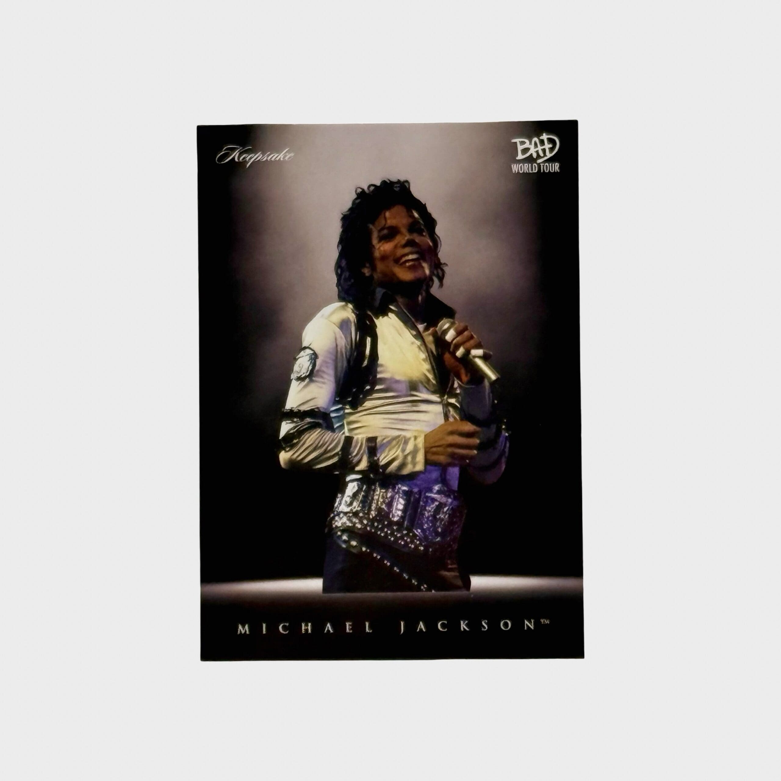 Michael Jackson BAD Tour Keepsake Trading Card #54 | Spotlight