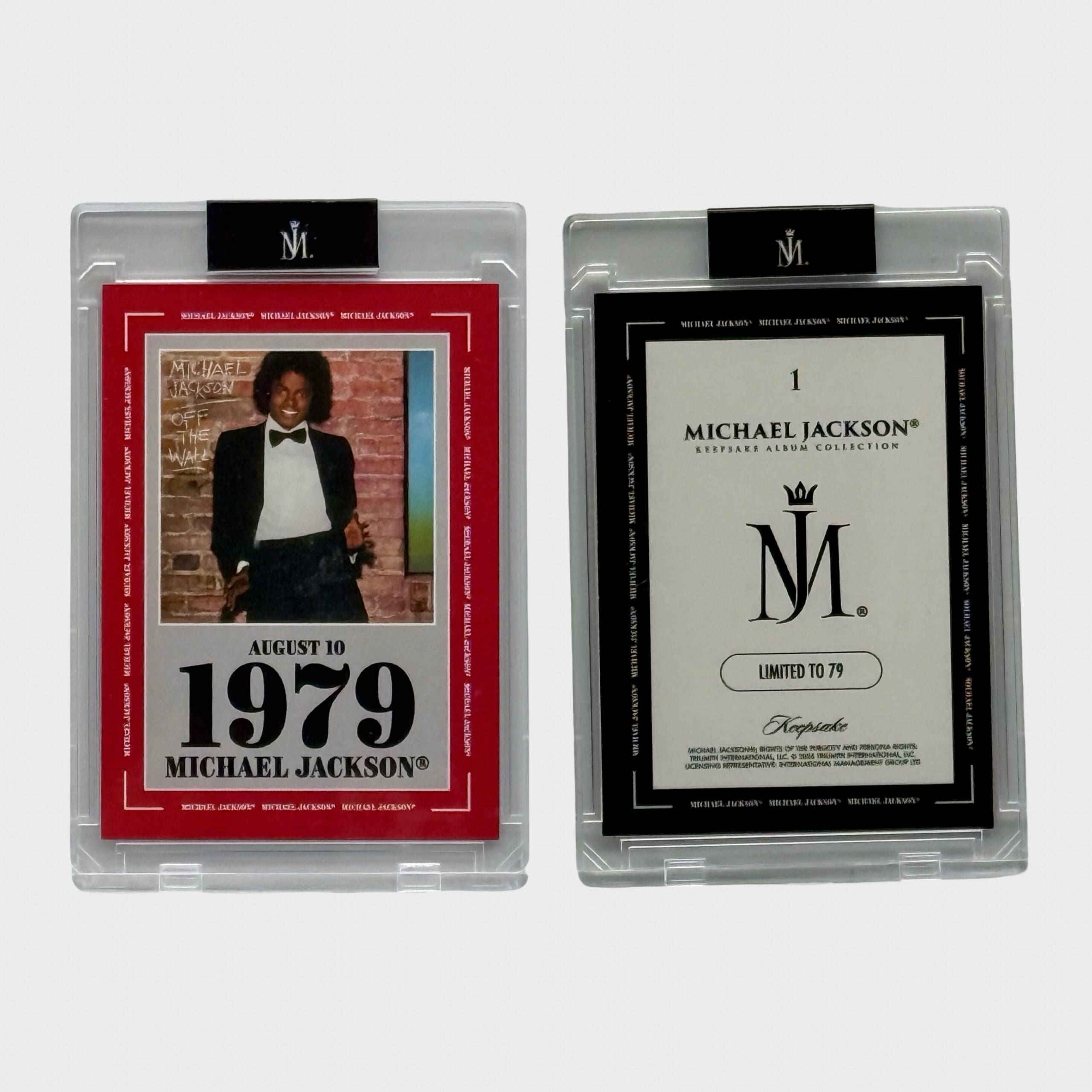 Michael Jackson Keepsake Album Collection Trading Card Off The