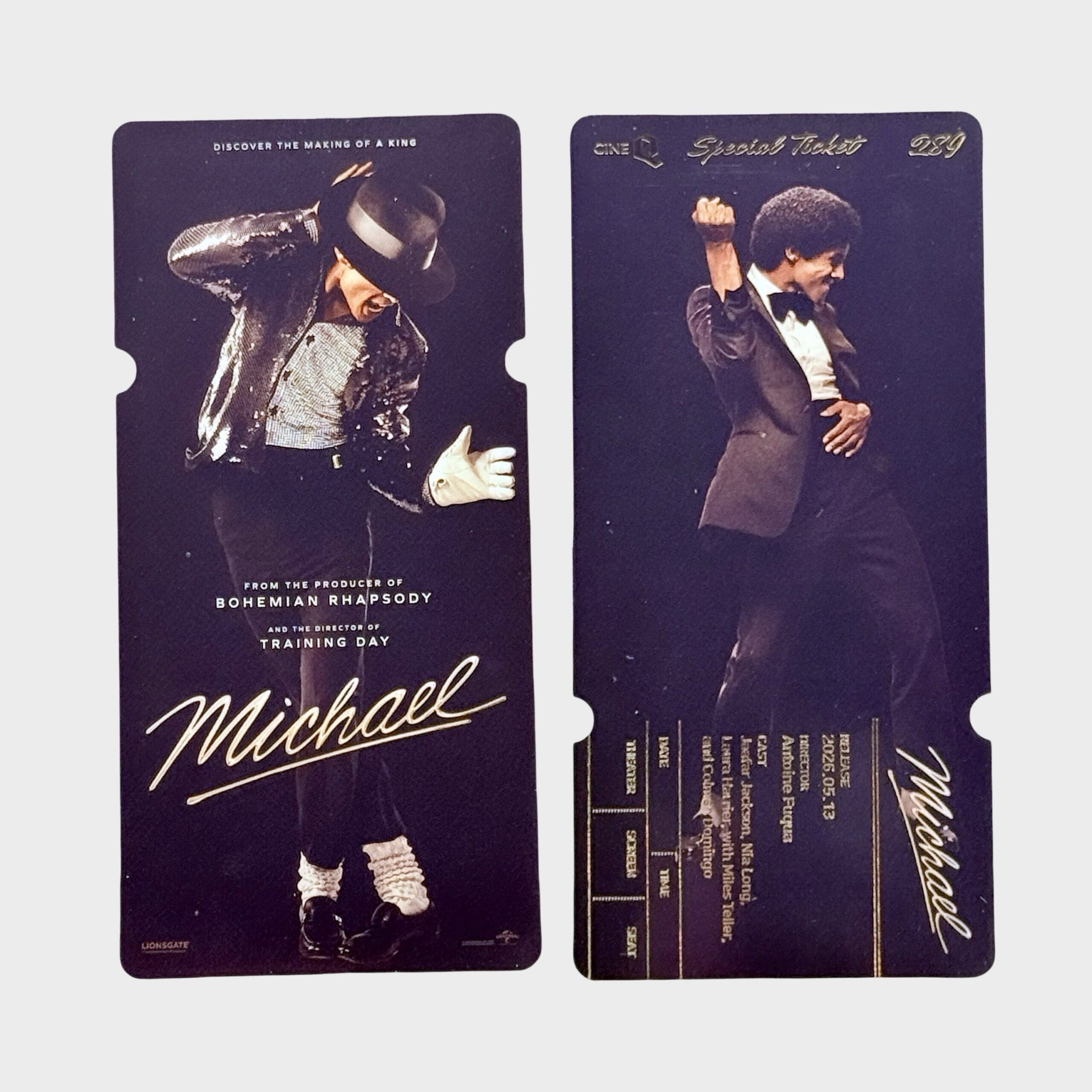 Michael (2026) Promo Movie Souvenir Collectible Ticket (Korea
