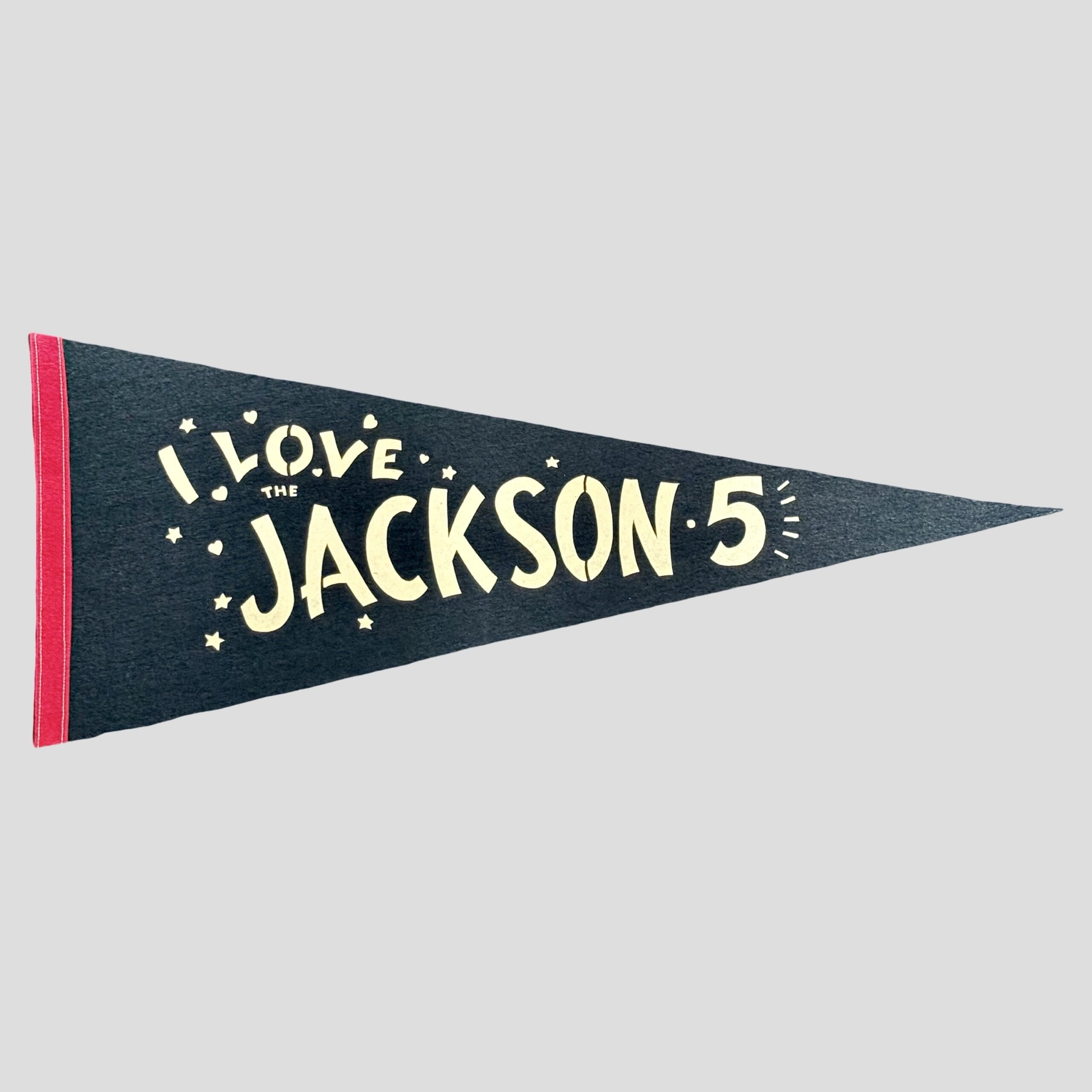 Jackson 5 Motown Original Promo Blue 1970's Pennant – Michael