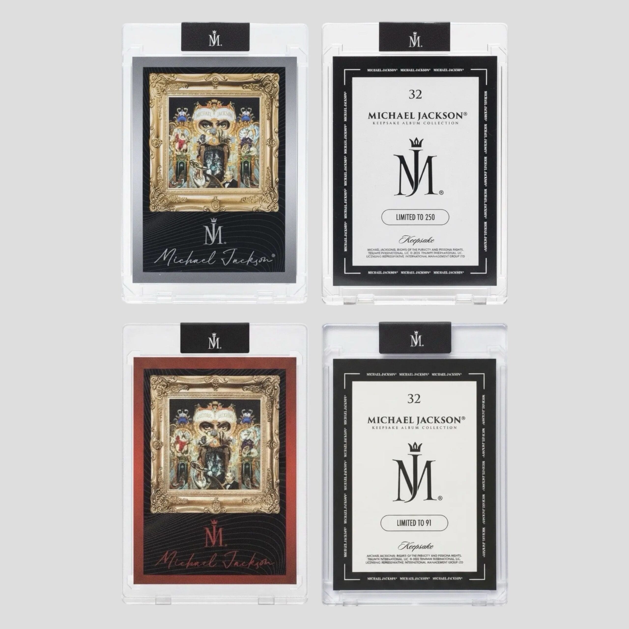 Michael Jackson Keepsake Vegas LVL Album Collection – Set of 2