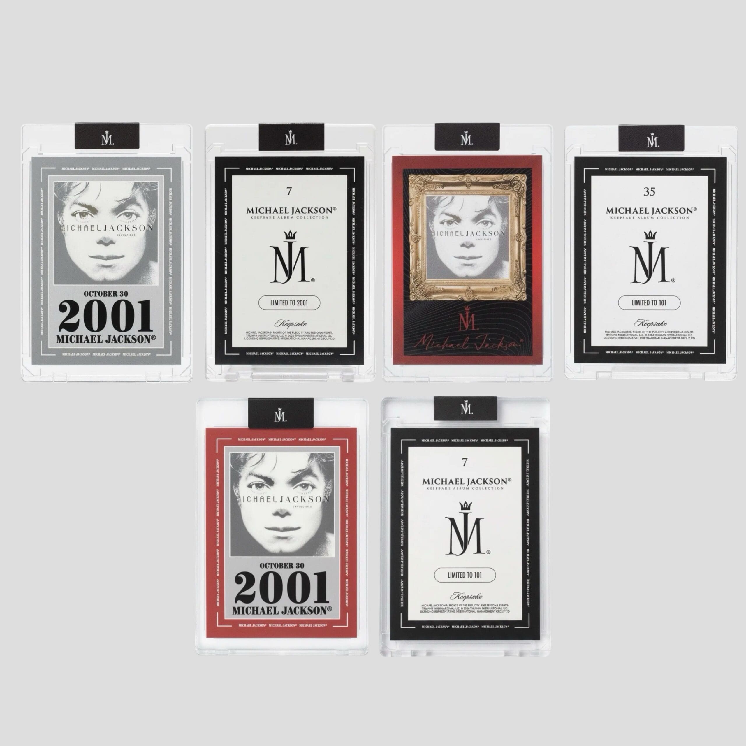 Michael Jackson Keepsake Vegas LVL Album Collection – Set of 3