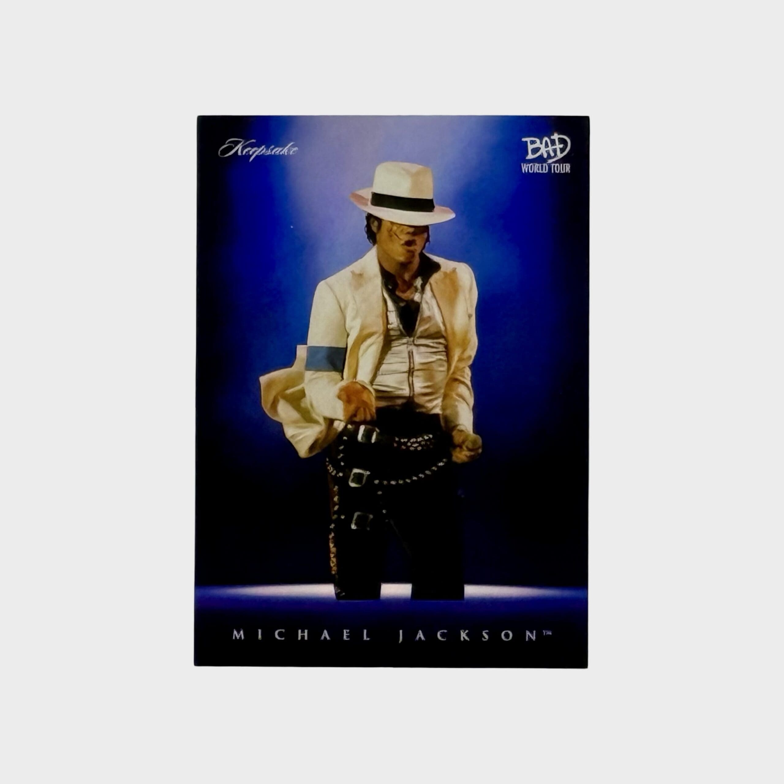 Michael Jackson BAD Tour Keepsake Trading Card #56 | Spotlight