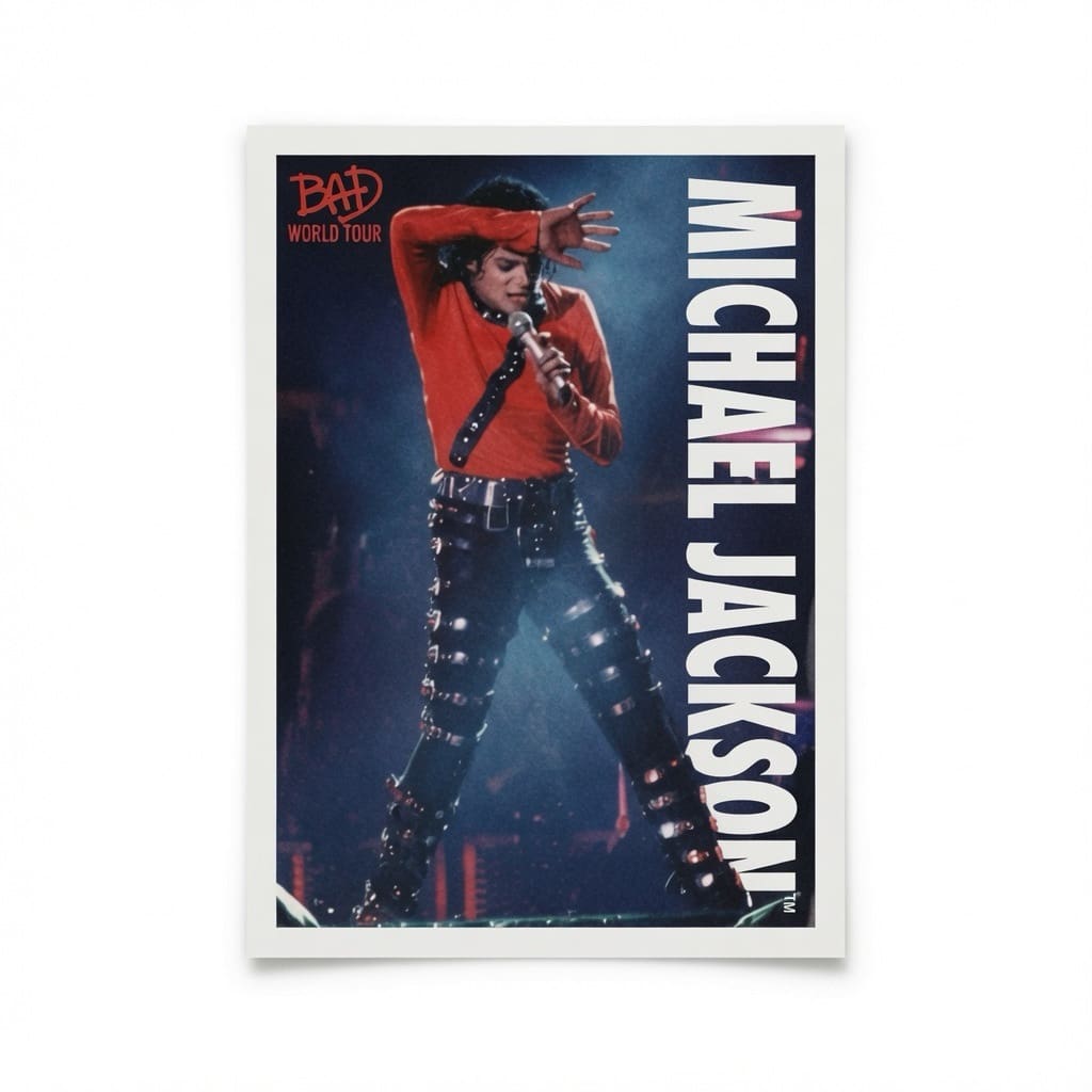 その他 Michael Jackson keepsake Michael Jackson BAD Tour Keepsake Trading Card #72 | Shortprint