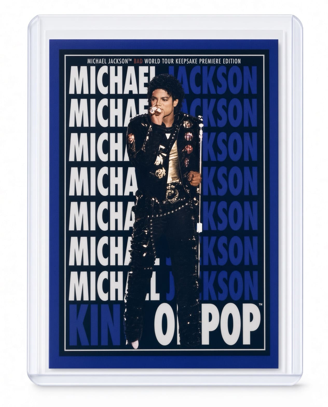 Michael Jackson BAD Tour Keepsake Trading Card #176 | Poster