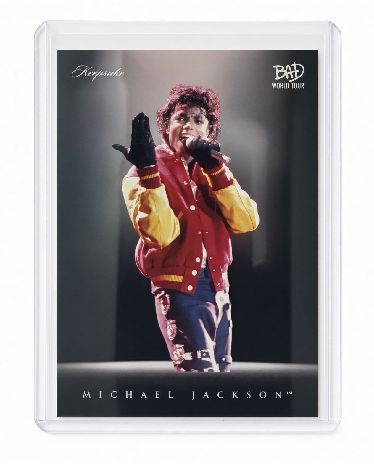 Michael Jackson Bad World Tour レリックカード Michael Jackson BAD