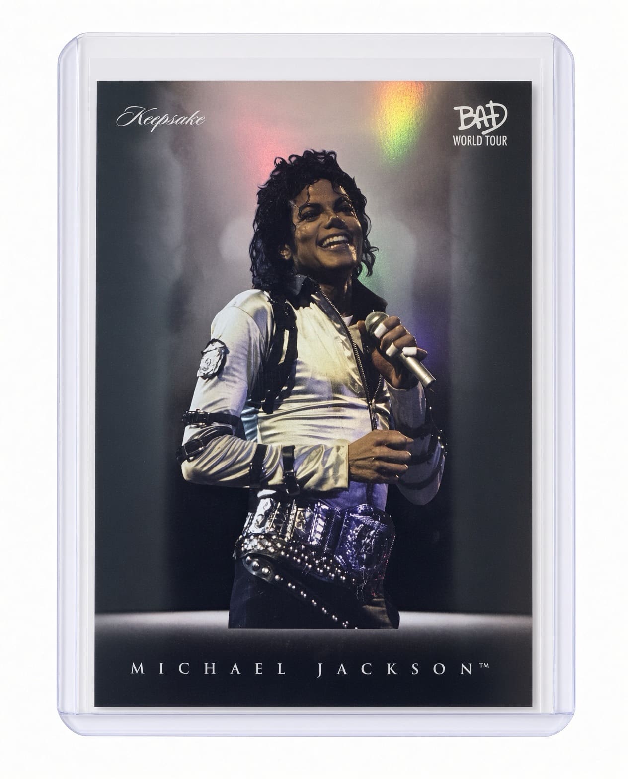 Michael Jackson BAD Tour Keepsake Trading Card #54 | Spotlight